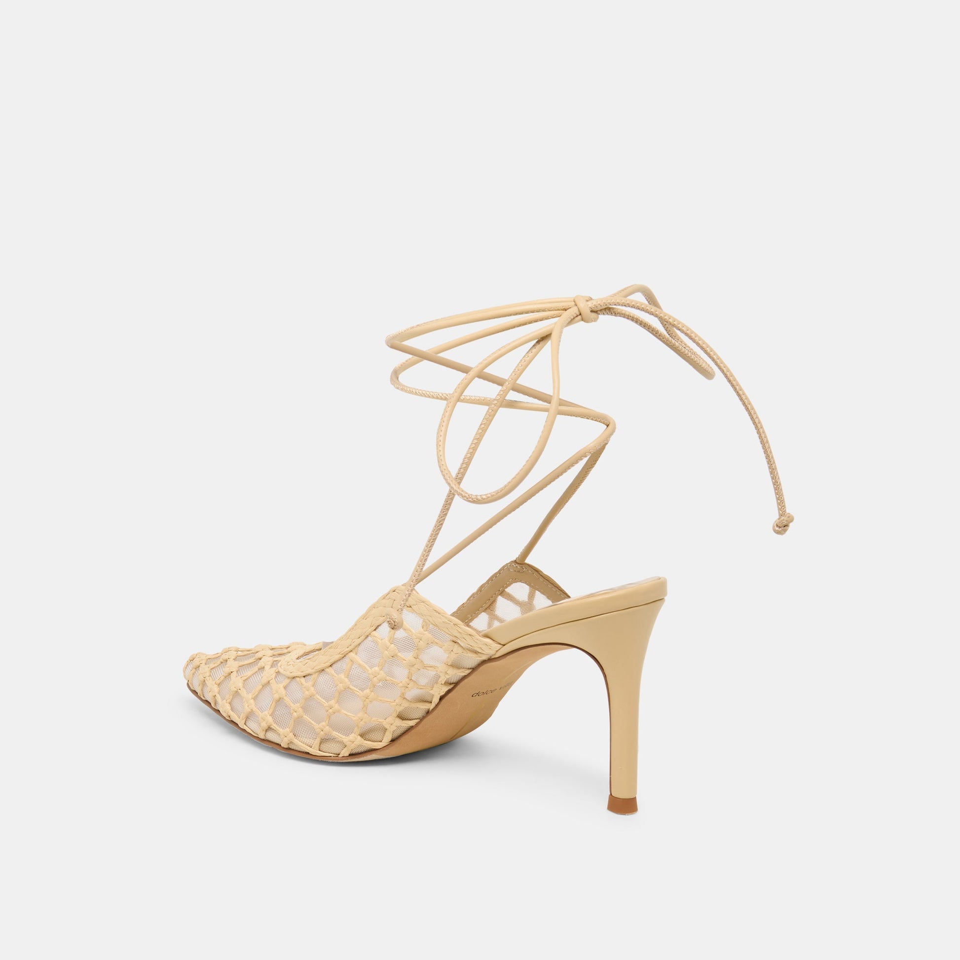 Yael Lt Natural Woven Raffia Heels Dolce Vita Sale