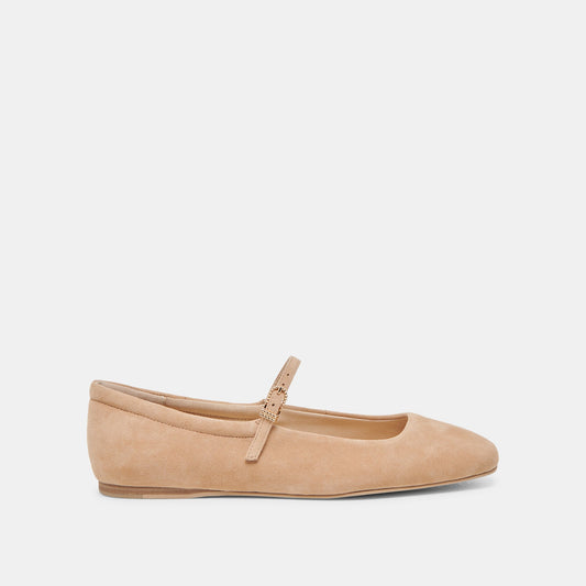 Reyes Bamboo Suede Ballet Flats Dolce Vita On sale