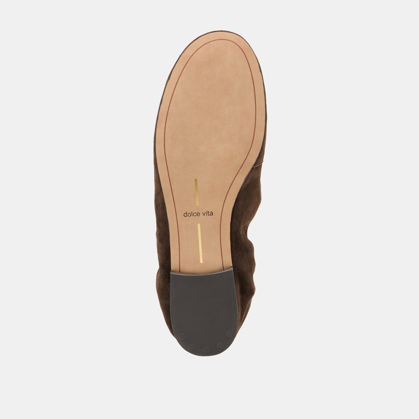 Cornel Dk Brown Suede Flats Dolce Vita New