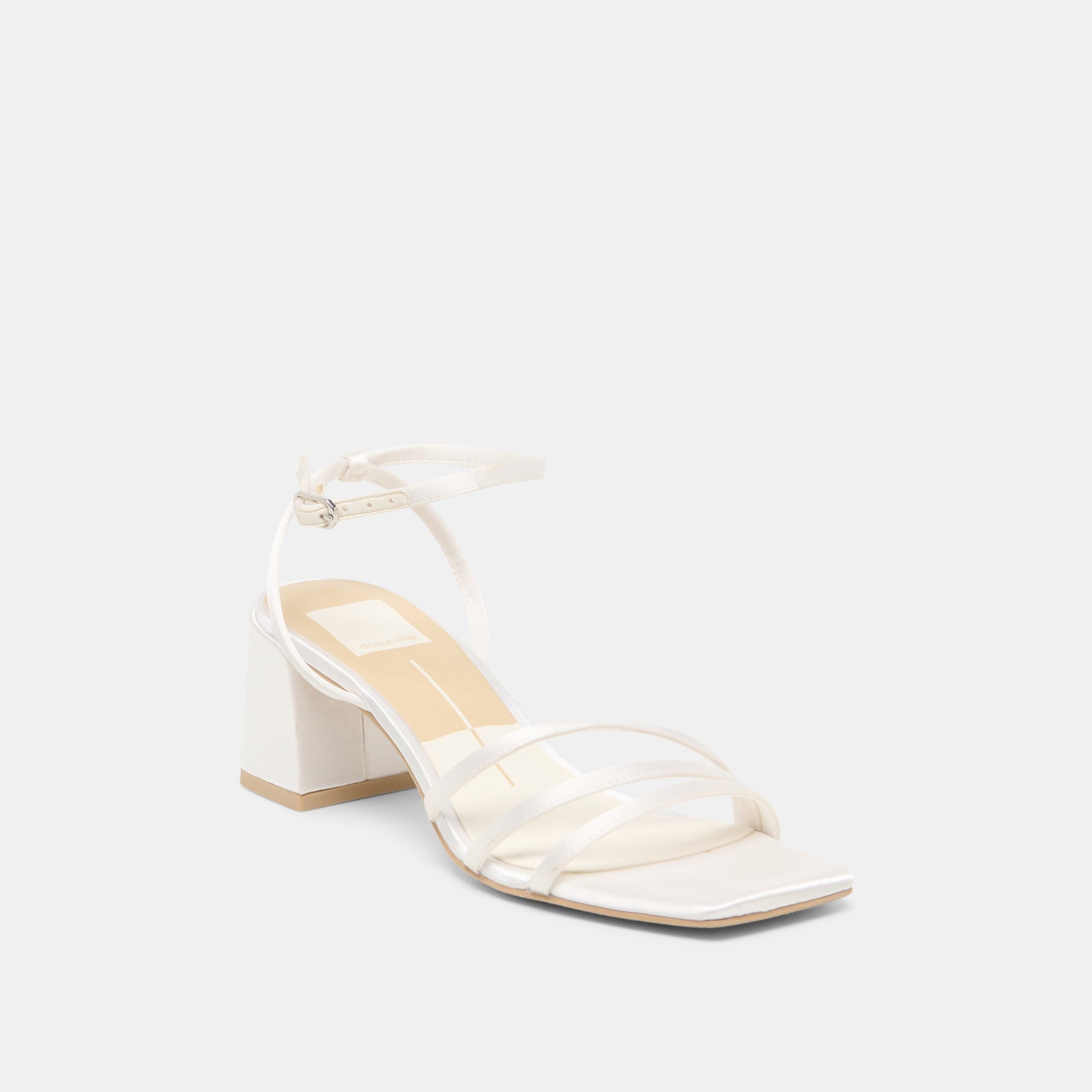 Ysabel True White Satin Heels Dolce Vita On sale