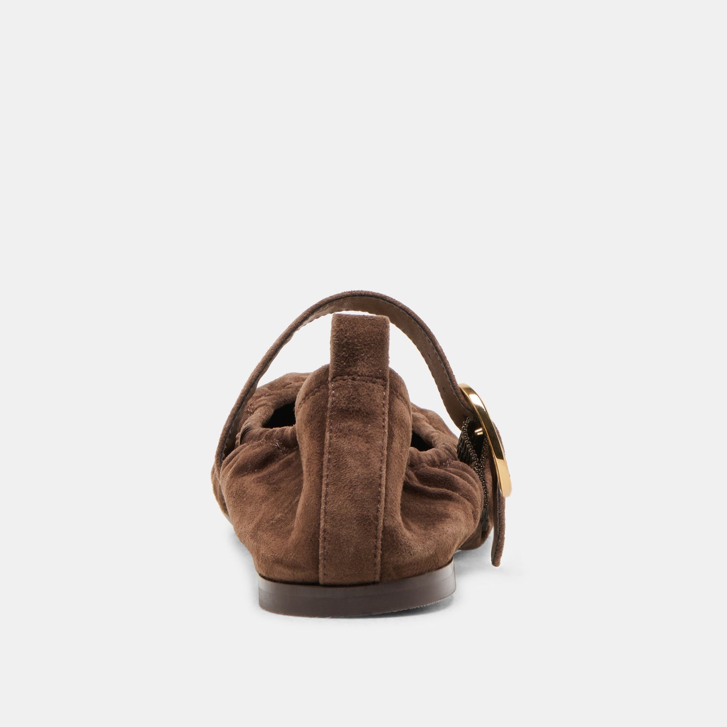 Caely Dk Brown Suede Ballet Flats Dolce Vita us