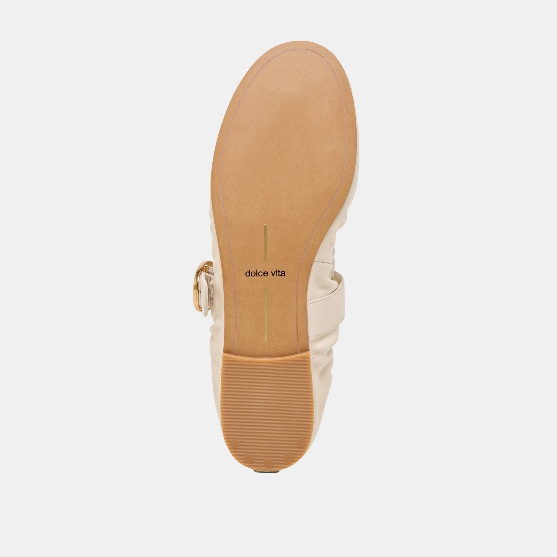 Caely Bone Leather Ballet Flats Dolce Vita New
