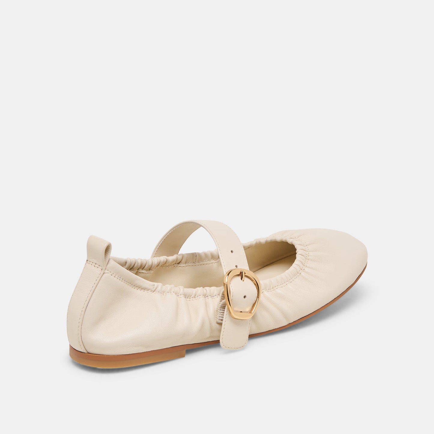 Caely Bone Leather Ballet Flats Dolce Vita New