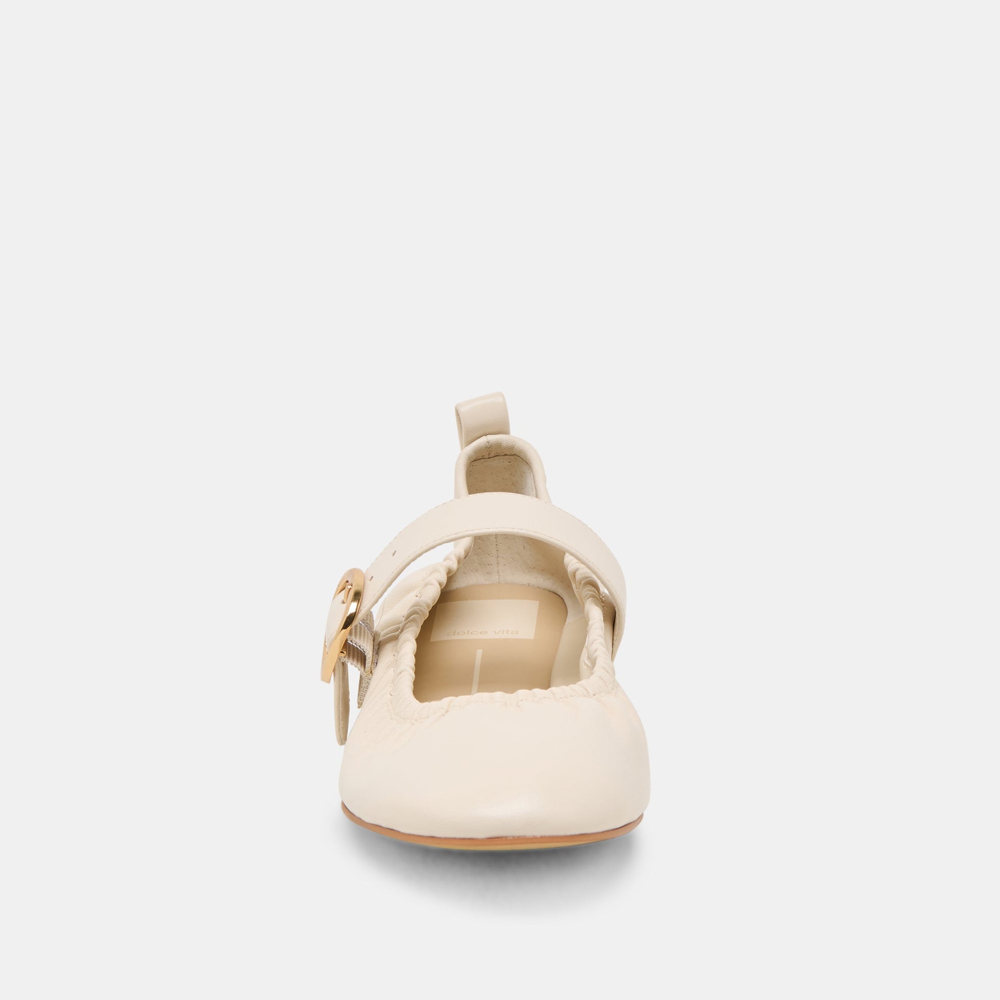 Caely Bone Leather Ballet Flats Dolce Vita New