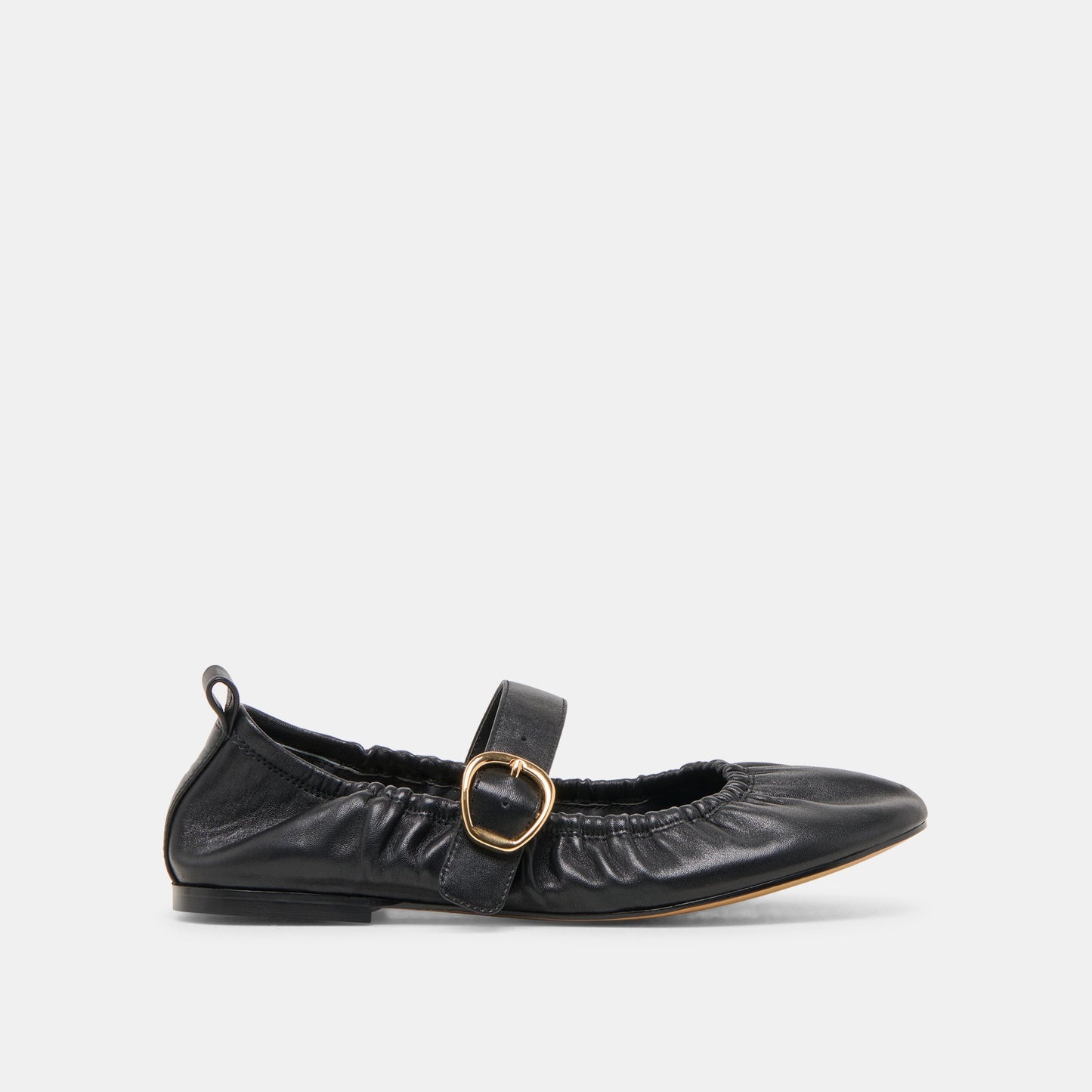 Caely Black Leather Ballet Flats Dolce Vita Discount