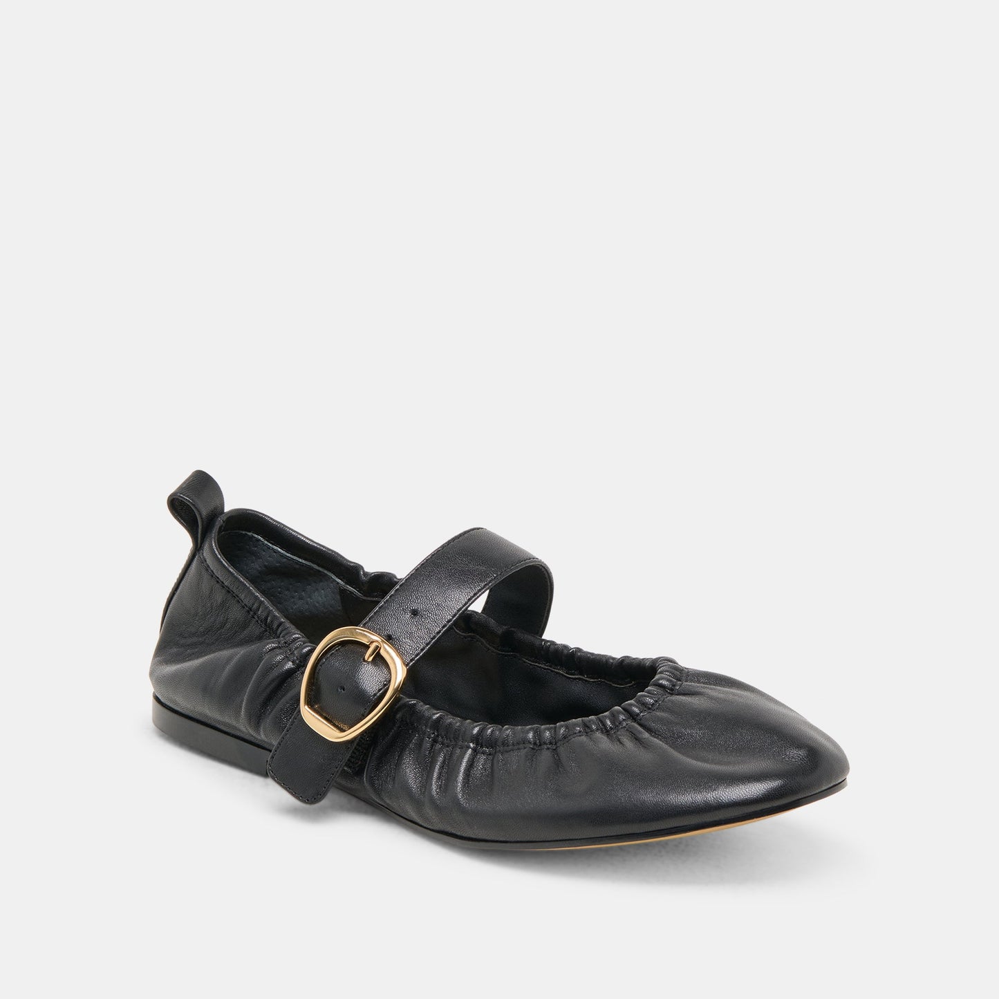 Caely Black Leather Ballet Flats Dolce Vita Discount