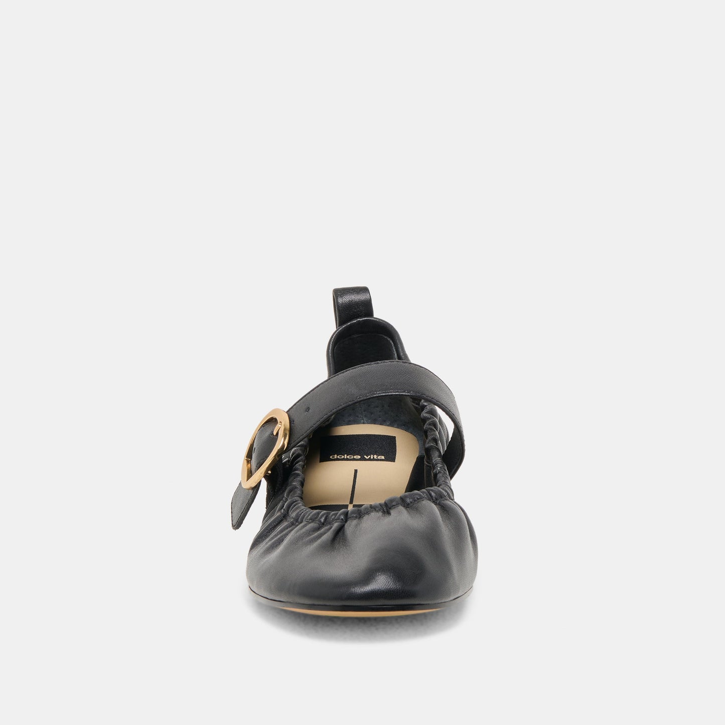 Caely Black Leather Ballet Flats Dolce Vita Discount