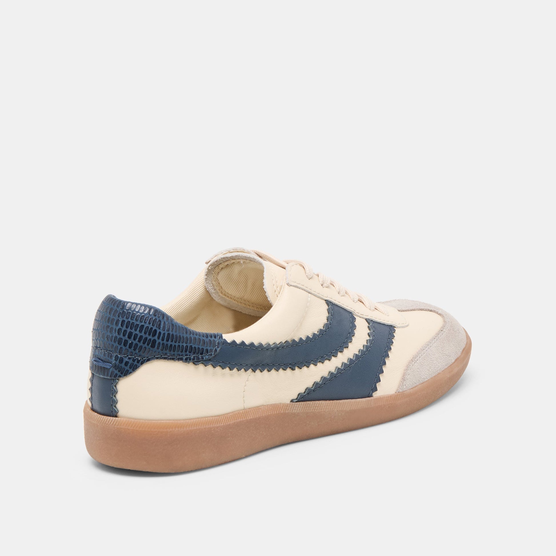 Merit White Navy Leather Sneakers Dolce Vita New