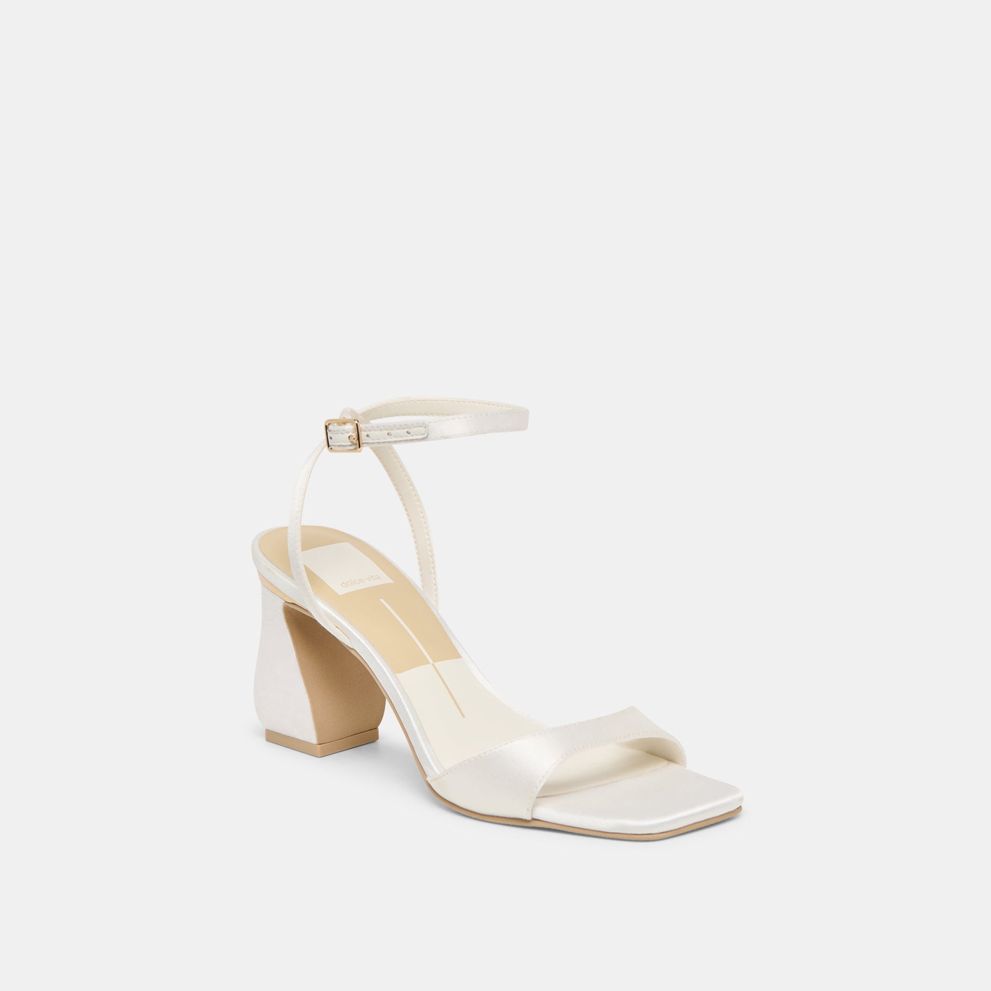 Tilda True White Satin Heels Dolce Vita Sale