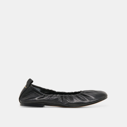 Conrad Black Leather Ballet Flats Dolce Vita For sale