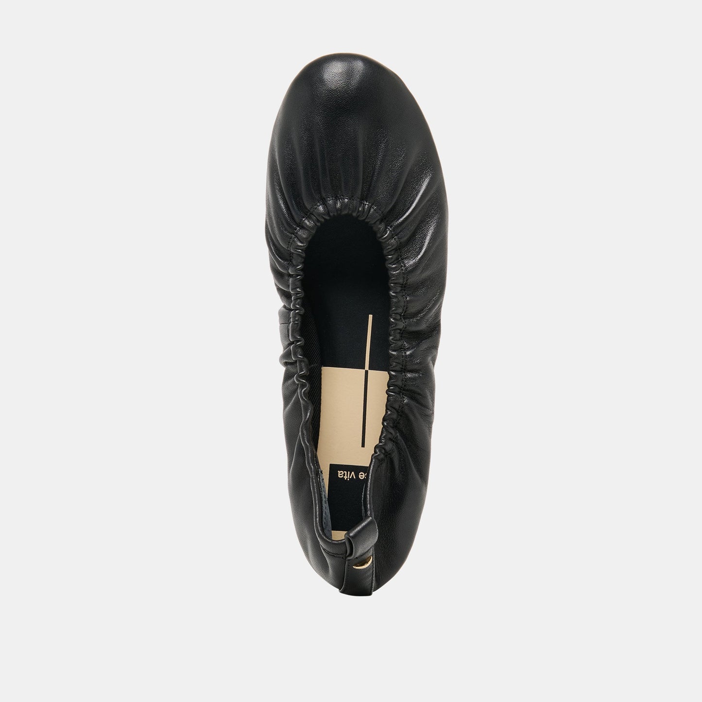 Conrad Black Leather Ballet Flats Dolce Vita For sale