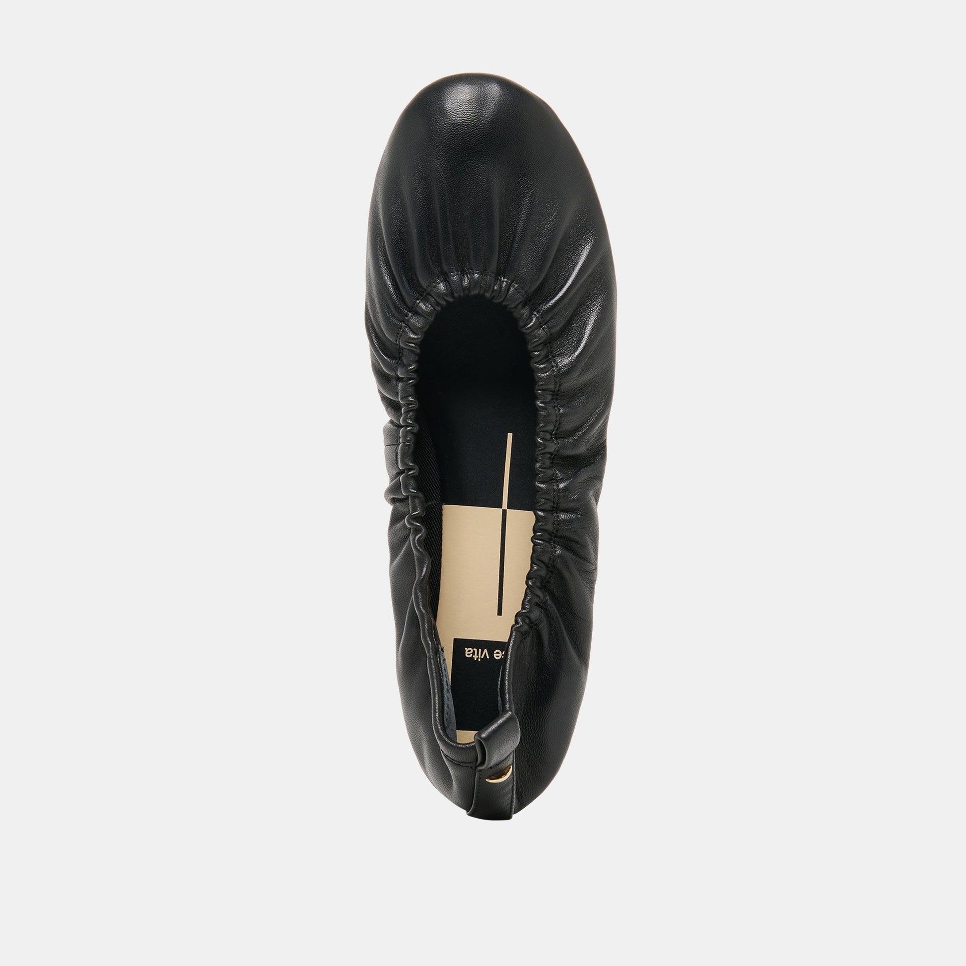 Conrad Black Leather Ballet Flats Dolce Vita For sale