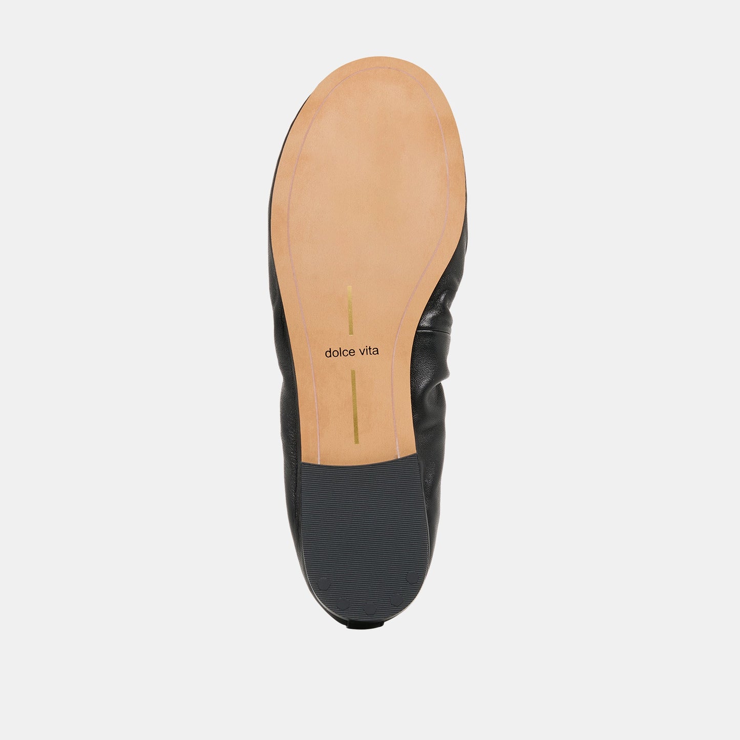 Conrad Black Leather Ballet Flats Dolce Vita For sale