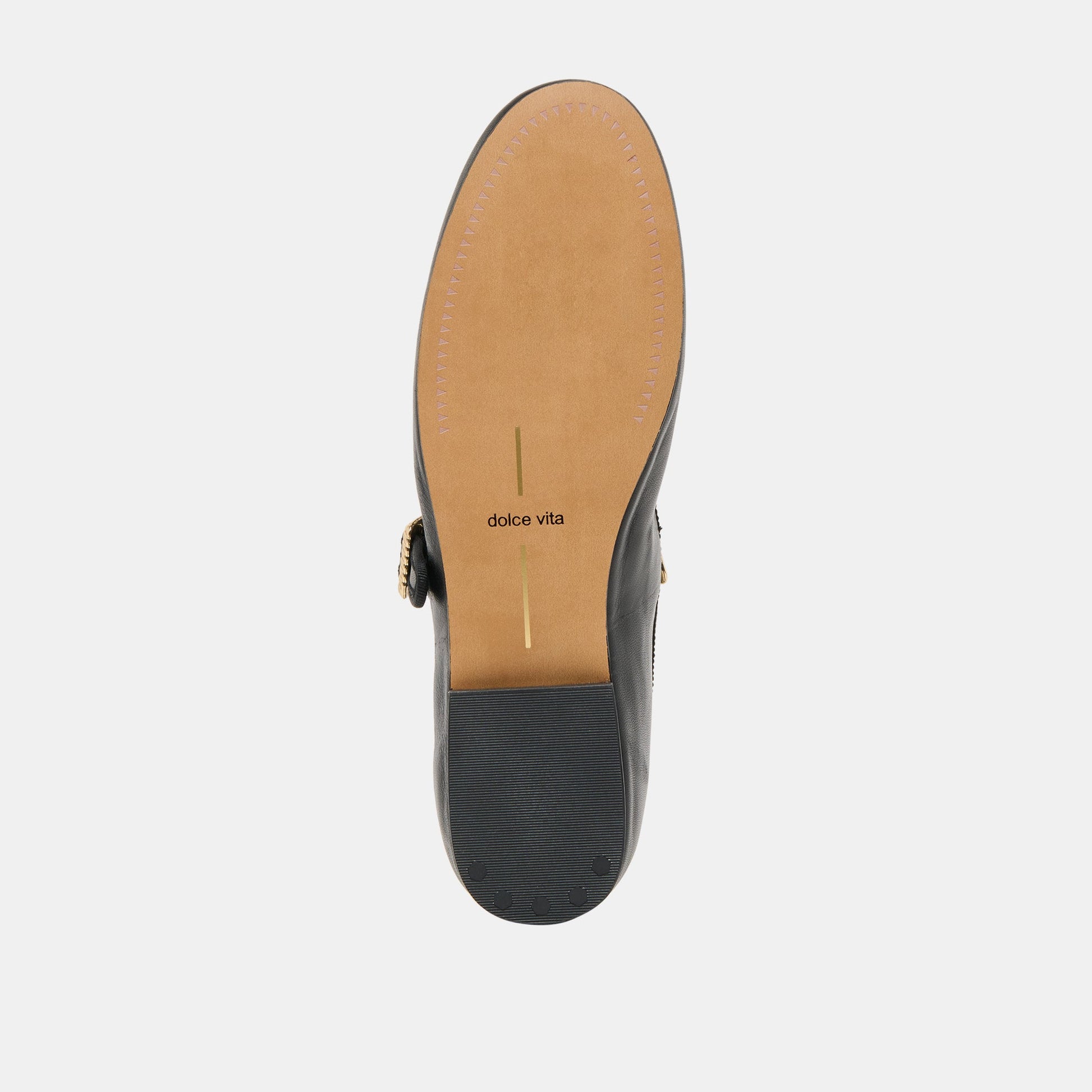 Relan Black Leather Ballet Flats Dolce Vita Discount