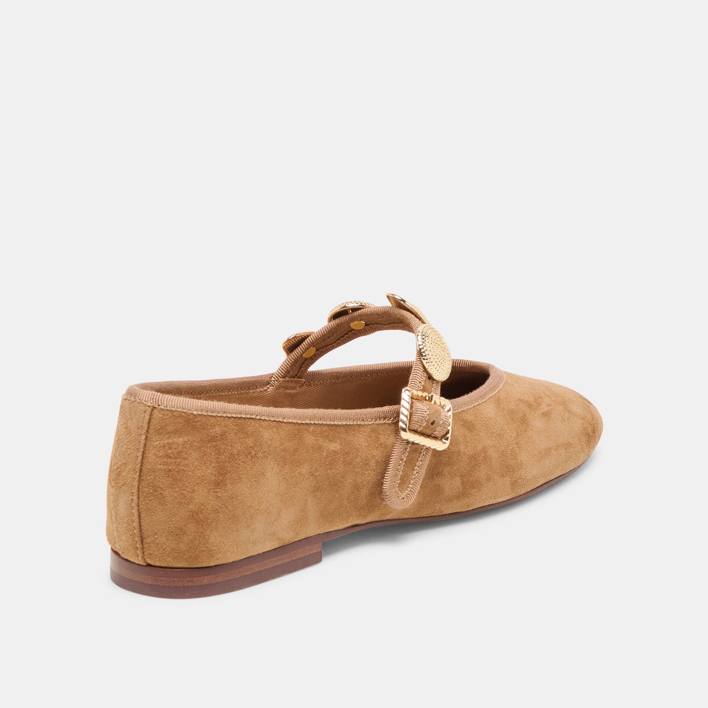 Relan Lt Brown Suede Ballet Flats Dolce Vita For sale