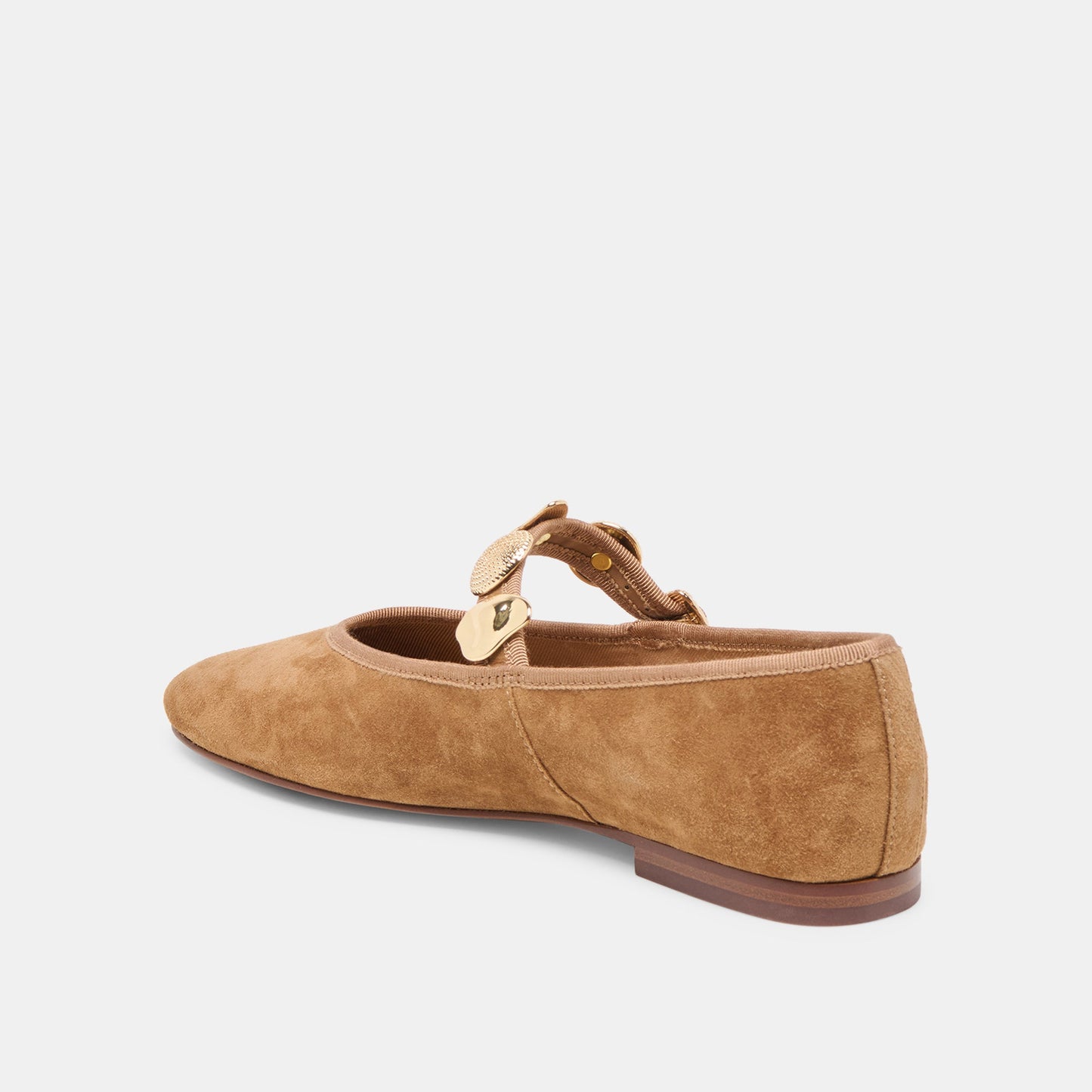 Relan Lt Brown Suede Ballet Flats Dolce Vita For sale