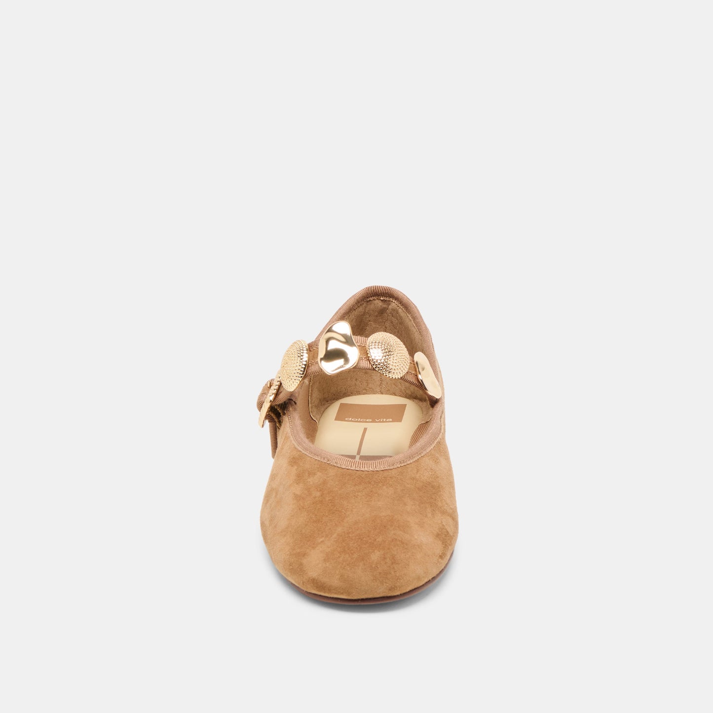Relan Lt Brown Suede Ballet Flats Dolce Vita For sale