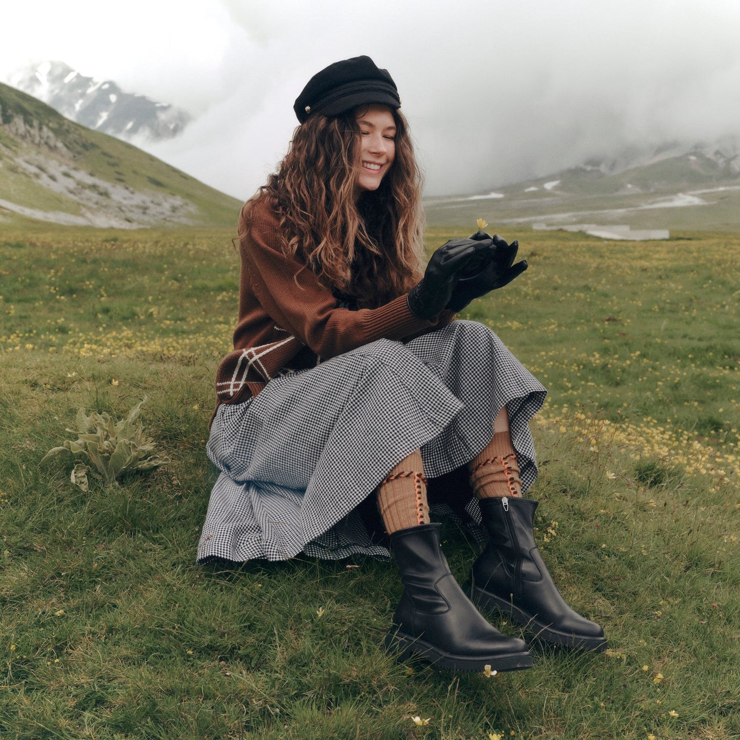 Simaya H2O Waterproof Black Leather Boots Dolce Vita us