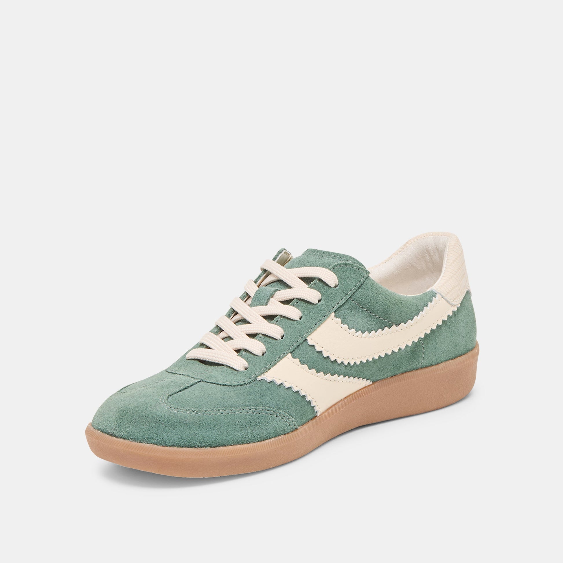 Merit Dk Green Suede Sneakers Dolce Vita New