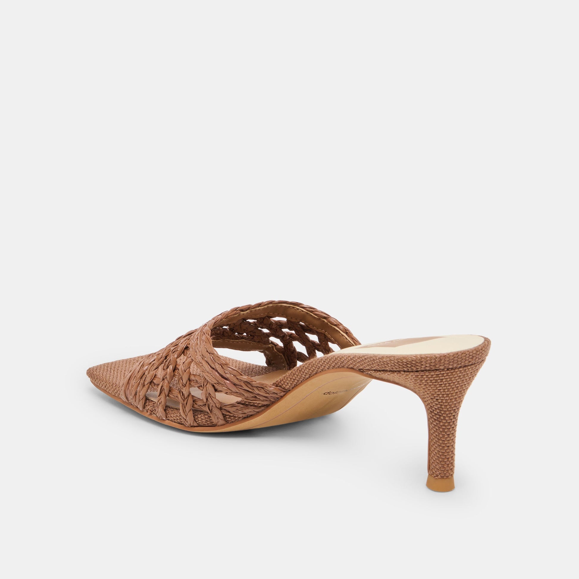 Bowen Cognac Raffia Heels Dolce Vita Discount