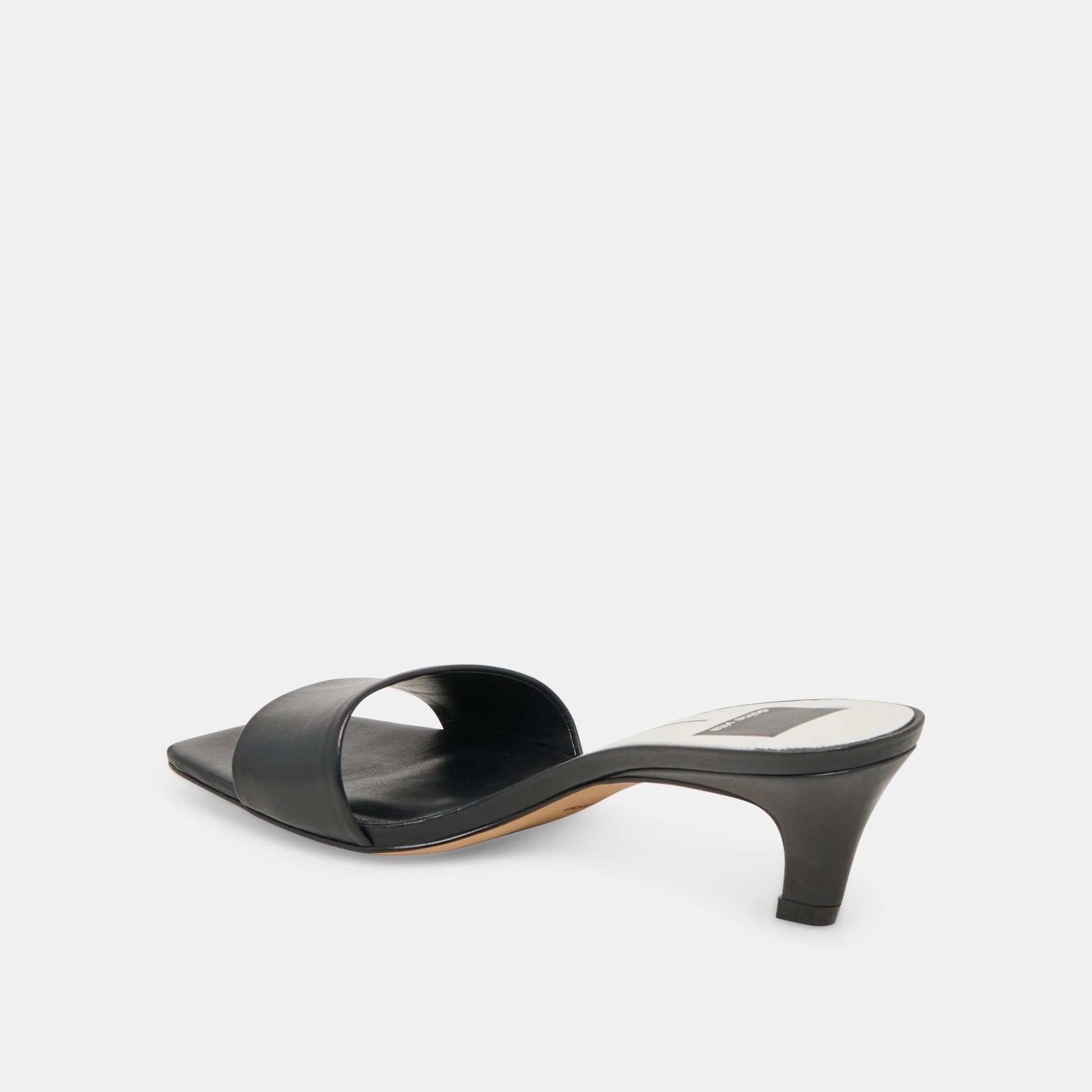 Rexa Black Leather Heels Dolce Vita Outlet
