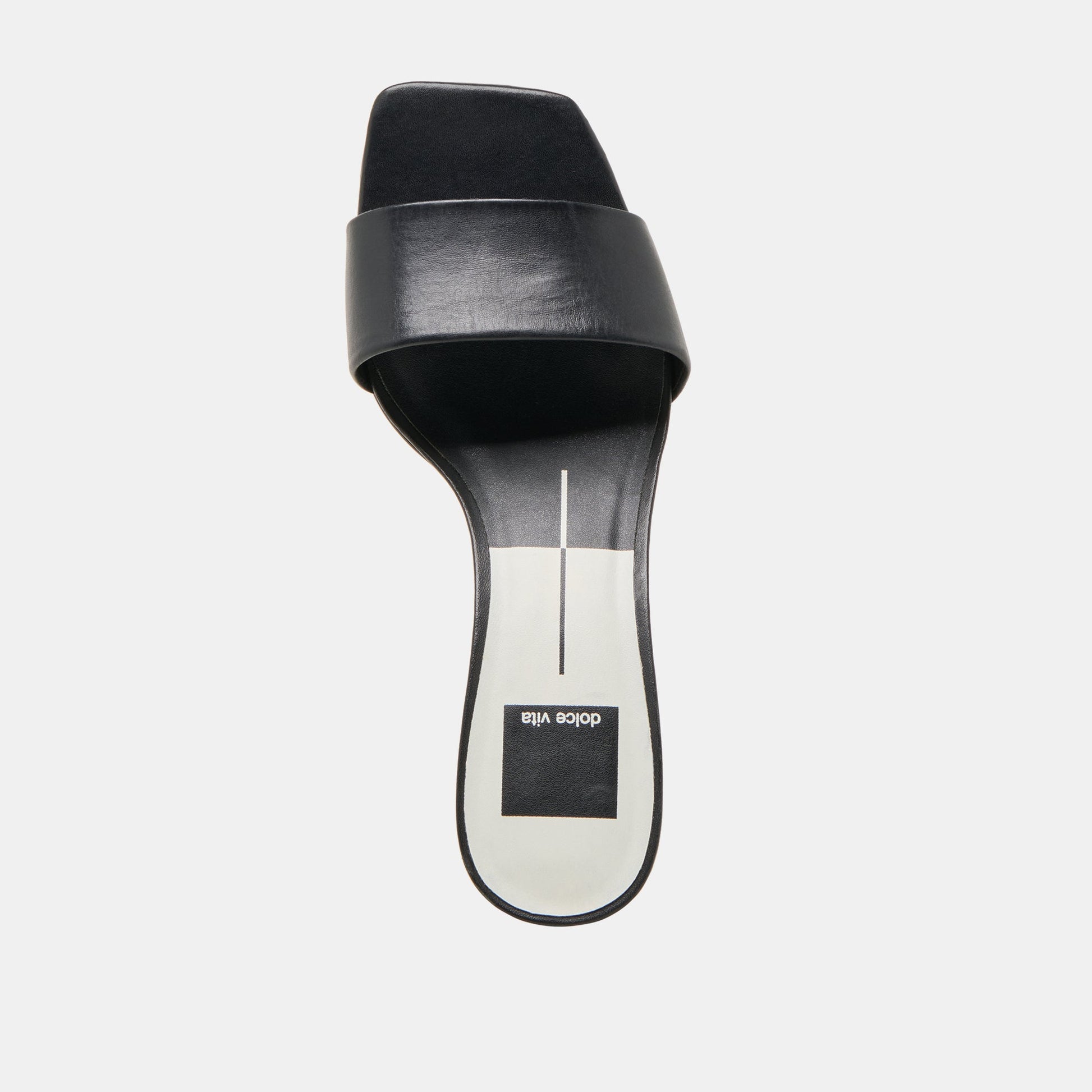 Rexa Black Leather Heels Dolce Vita Outlet