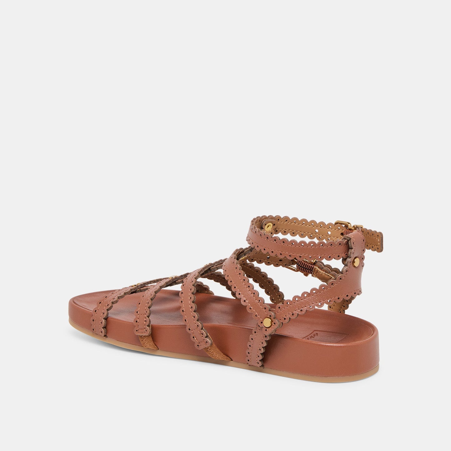 Susana Cognac Leather Sandals Dolce Vita On sale