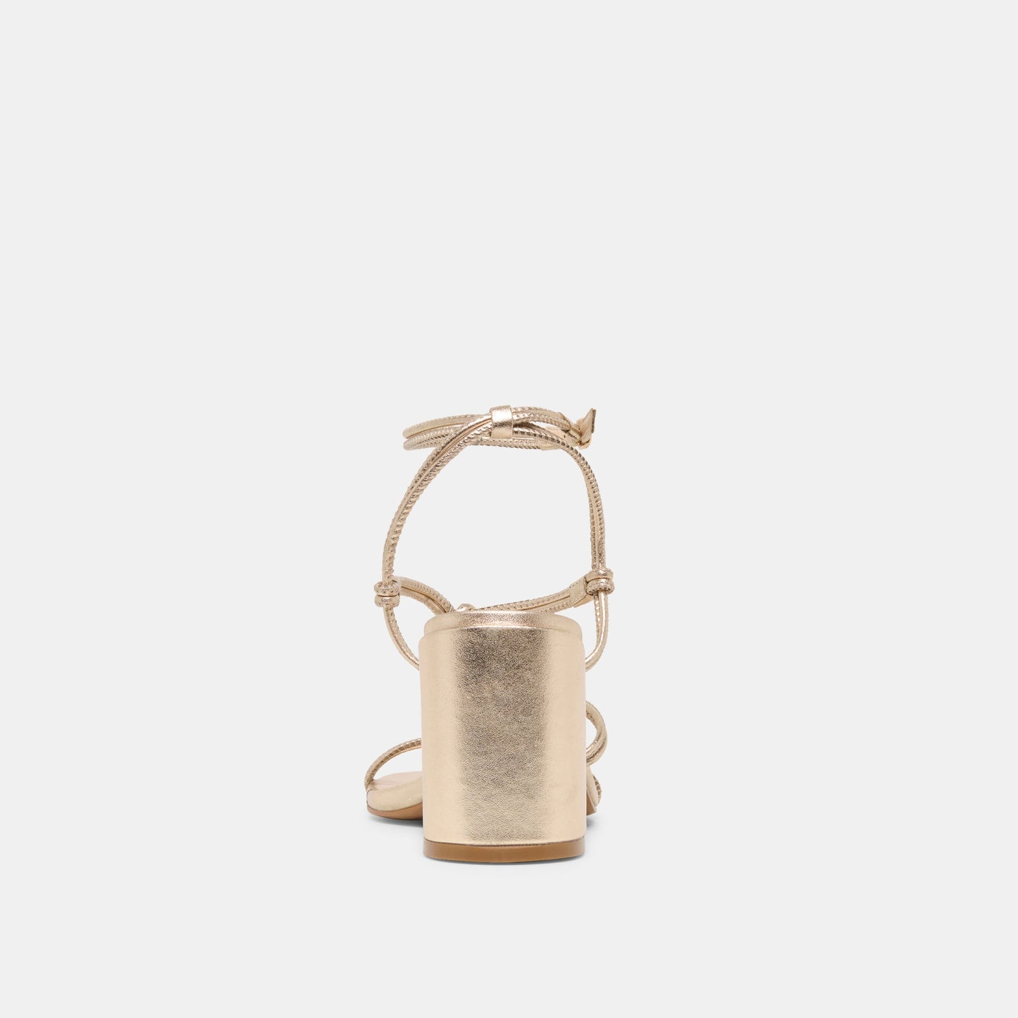 Fizzy Gold Leather Heels Dolce Vita New