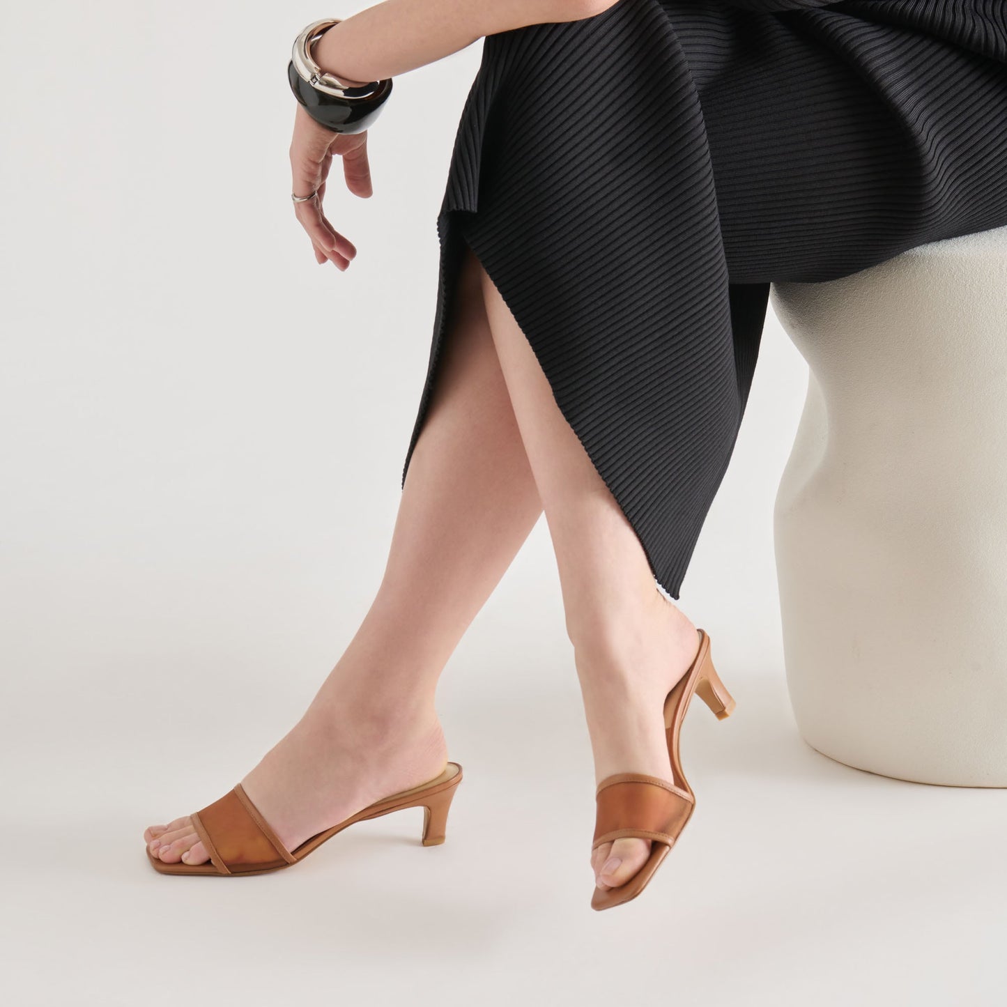 Rexa Mesh Caramel Mesh Heels Dolce Vita Sale
