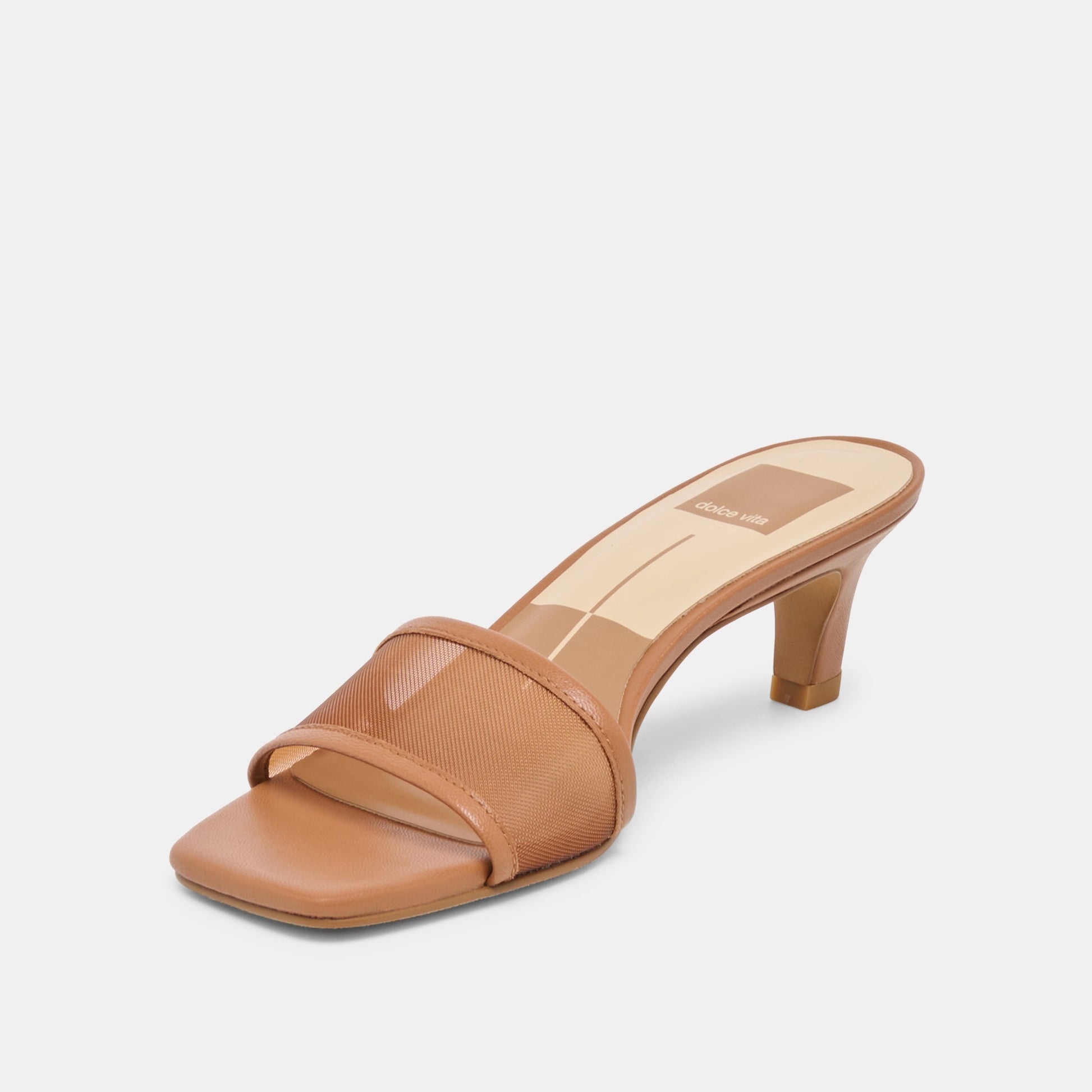 Rexa Mesh Caramel Mesh Heels Dolce Vita Sale