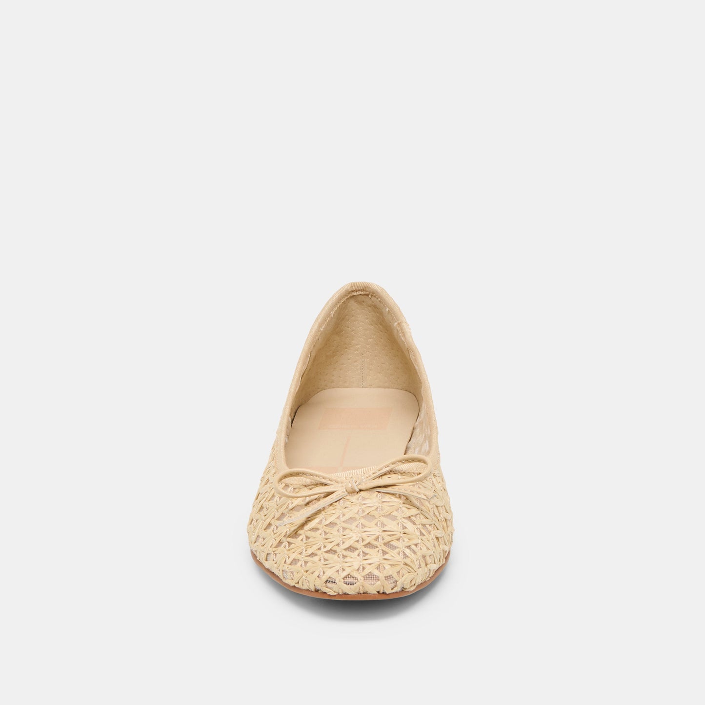 Ulicia Lt Natural Cross Hatch Raffia Ballet Flats Dolce Vita Outlet