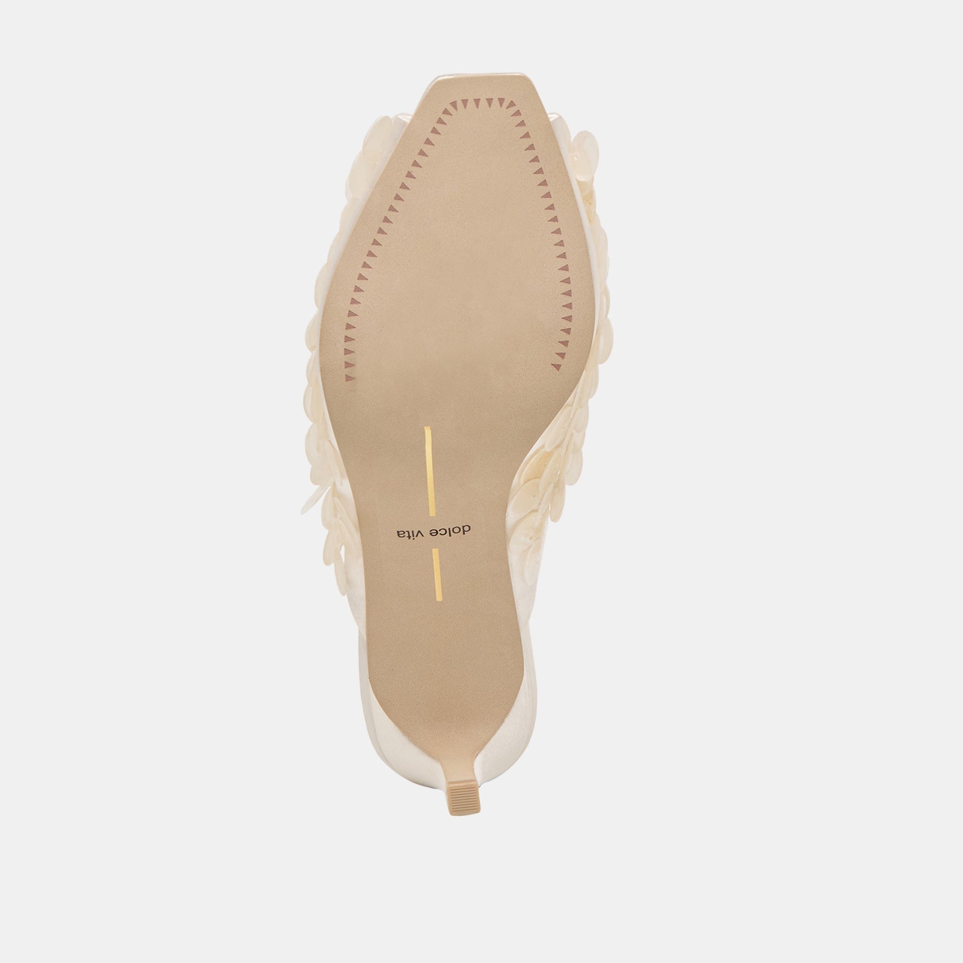 Samary Confetti Off White Satin Heels Dolce Vita New