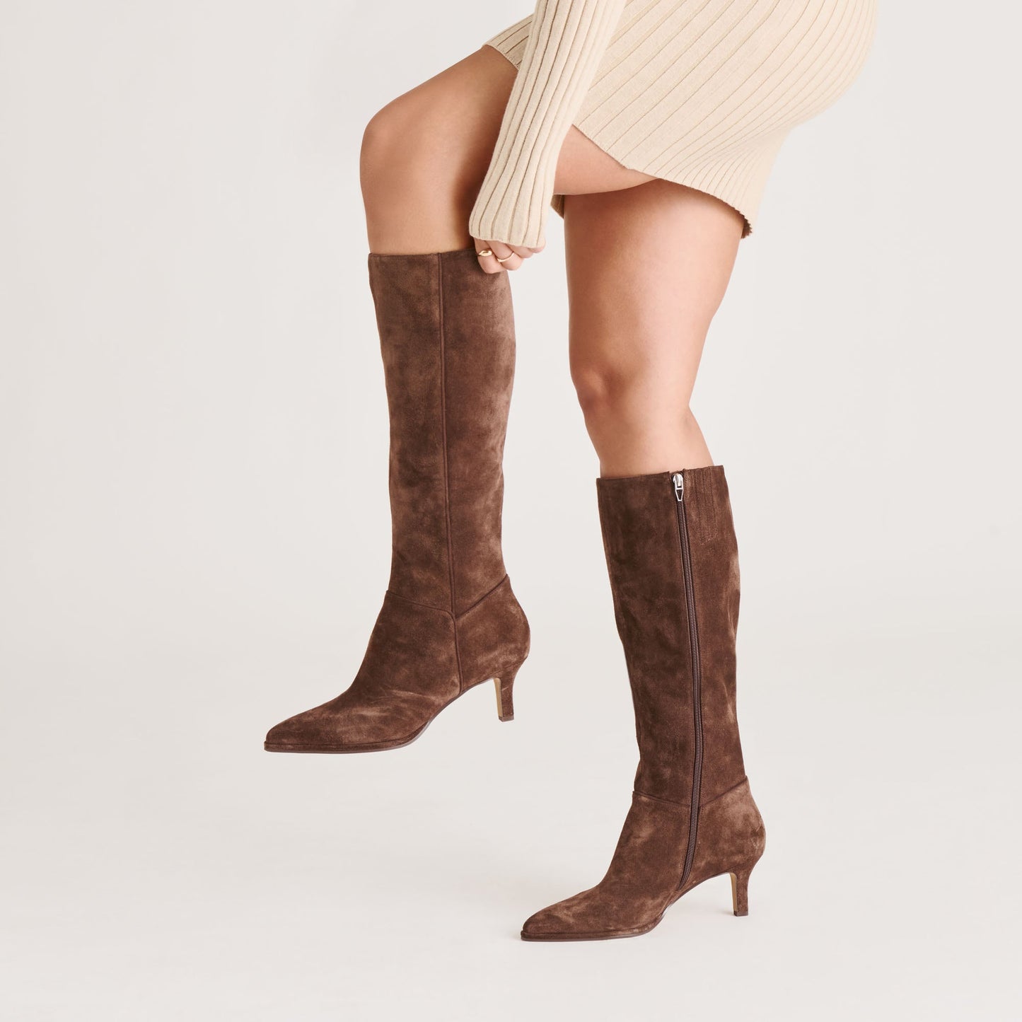 Aldy Dk Brown Suede Boots Dolce Vita Online