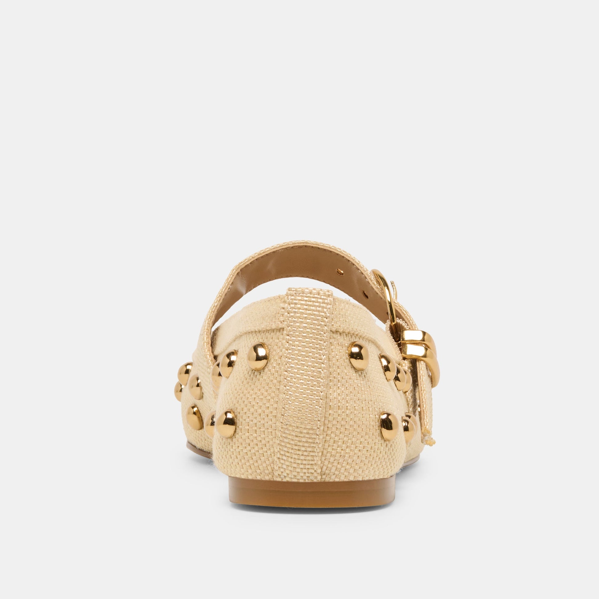 Mikel Stud Lt Natural Raffia Ballet Flats Dolce Vita Sale