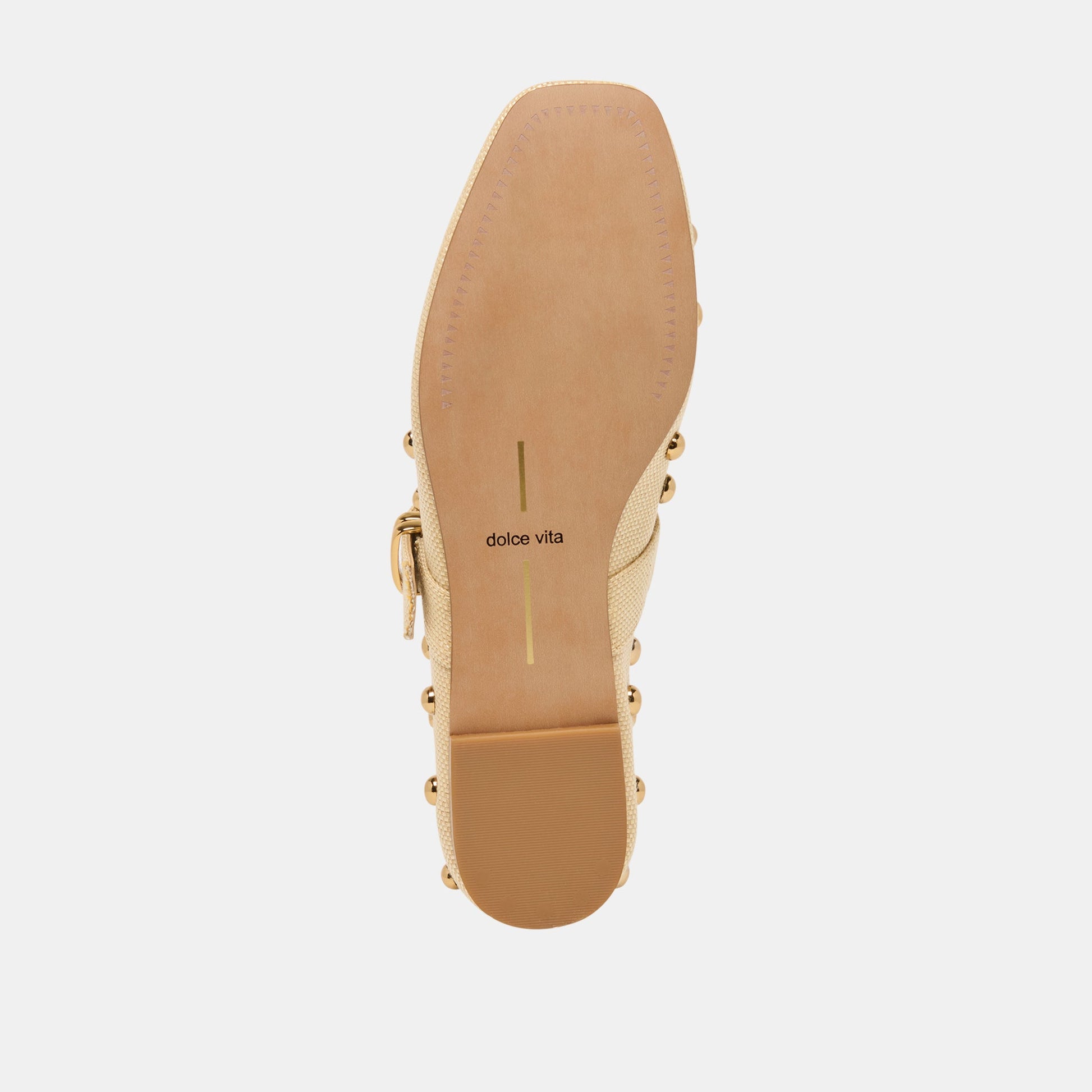 Mikel Stud Lt Natural Raffia Ballet Flats Dolce Vita Sale