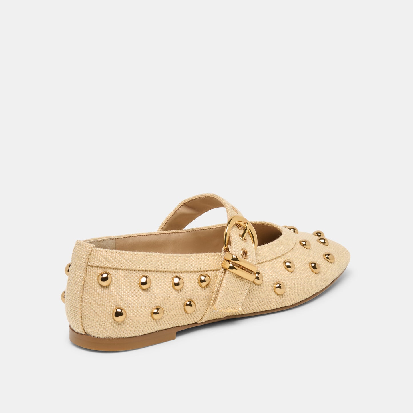 Mikel Stud Lt Natural Raffia Ballet Flats Dolce Vita Sale