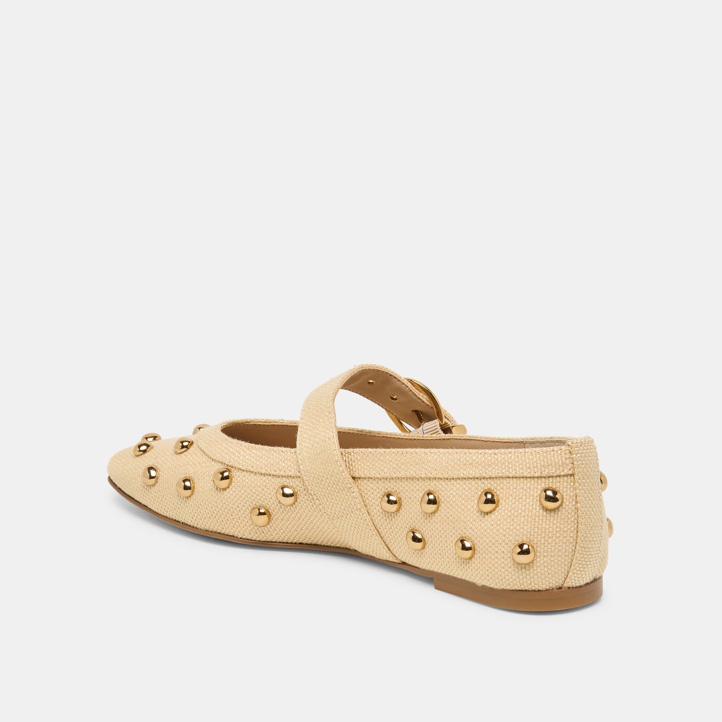 Mikel Stud Lt Natural Raffia Ballet Flats Dolce Vita Sale