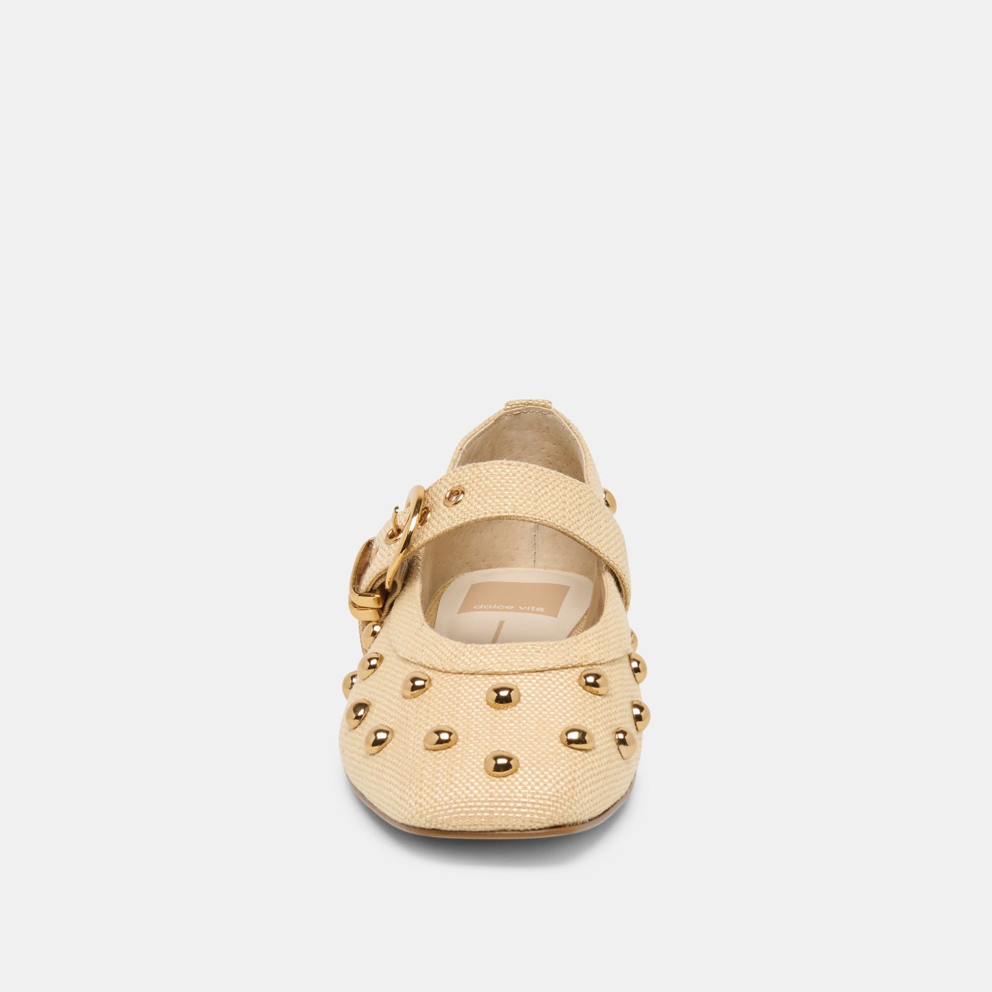 Mikel Stud Lt Natural Raffia Ballet Flats Dolce Vita Sale