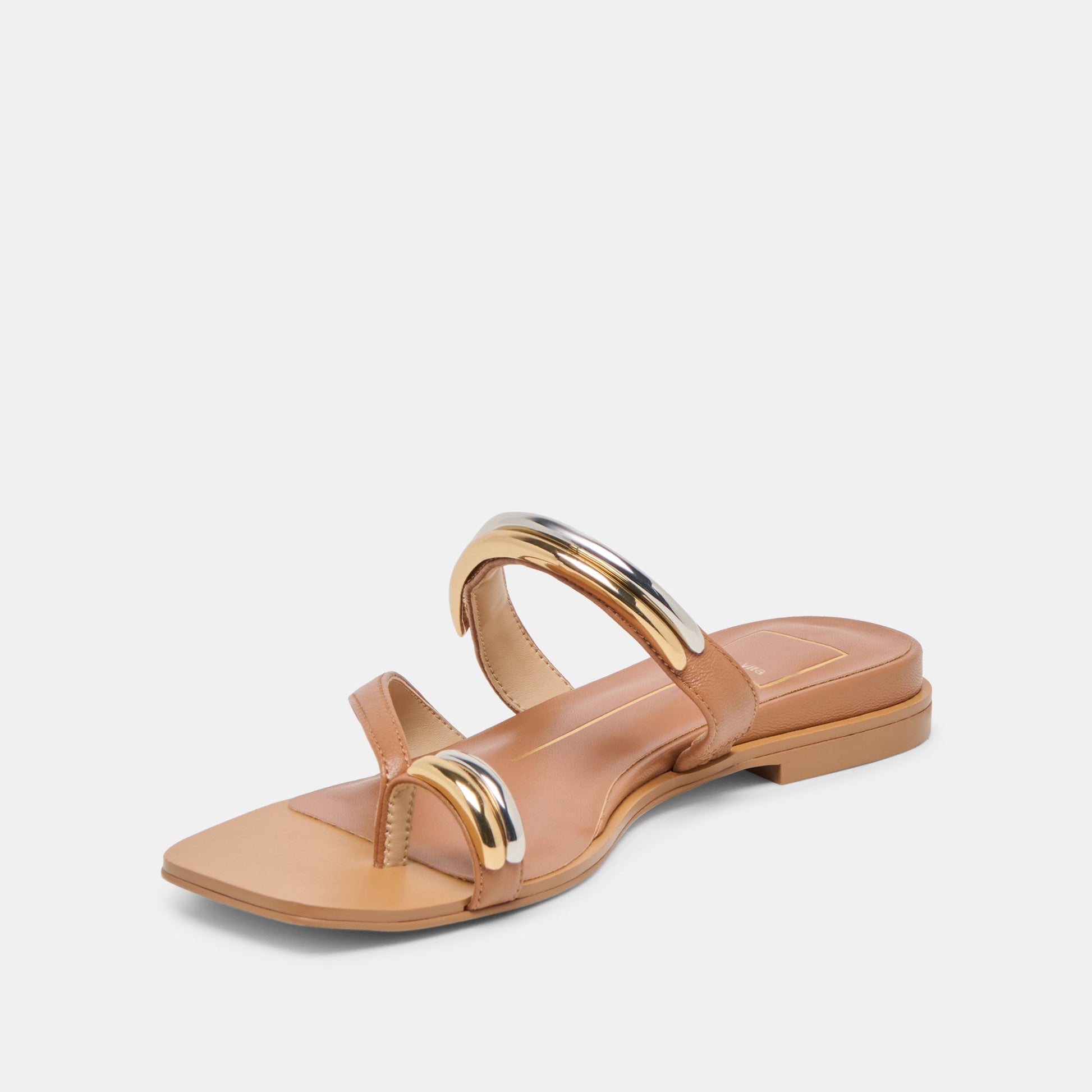 Tarina Caramel Leather Sandals Dolce Vita On sale
