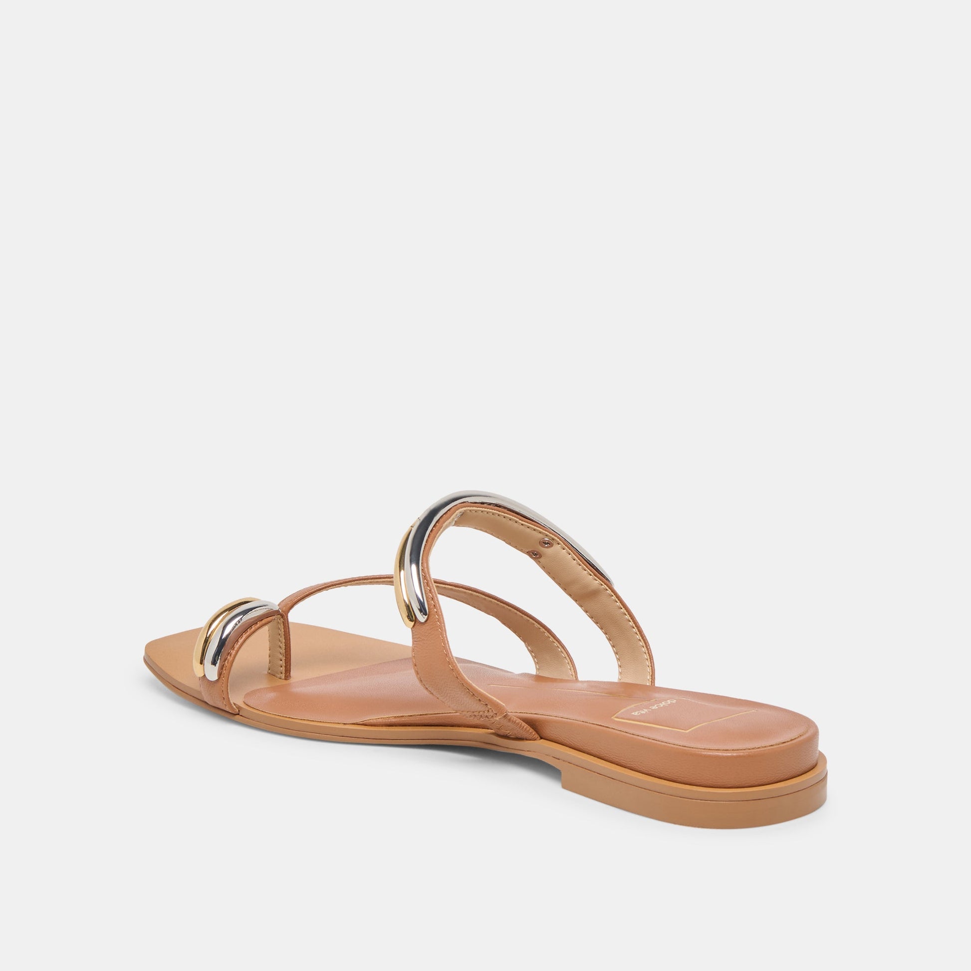 Tarina Caramel Leather Sandals Dolce Vita On sale