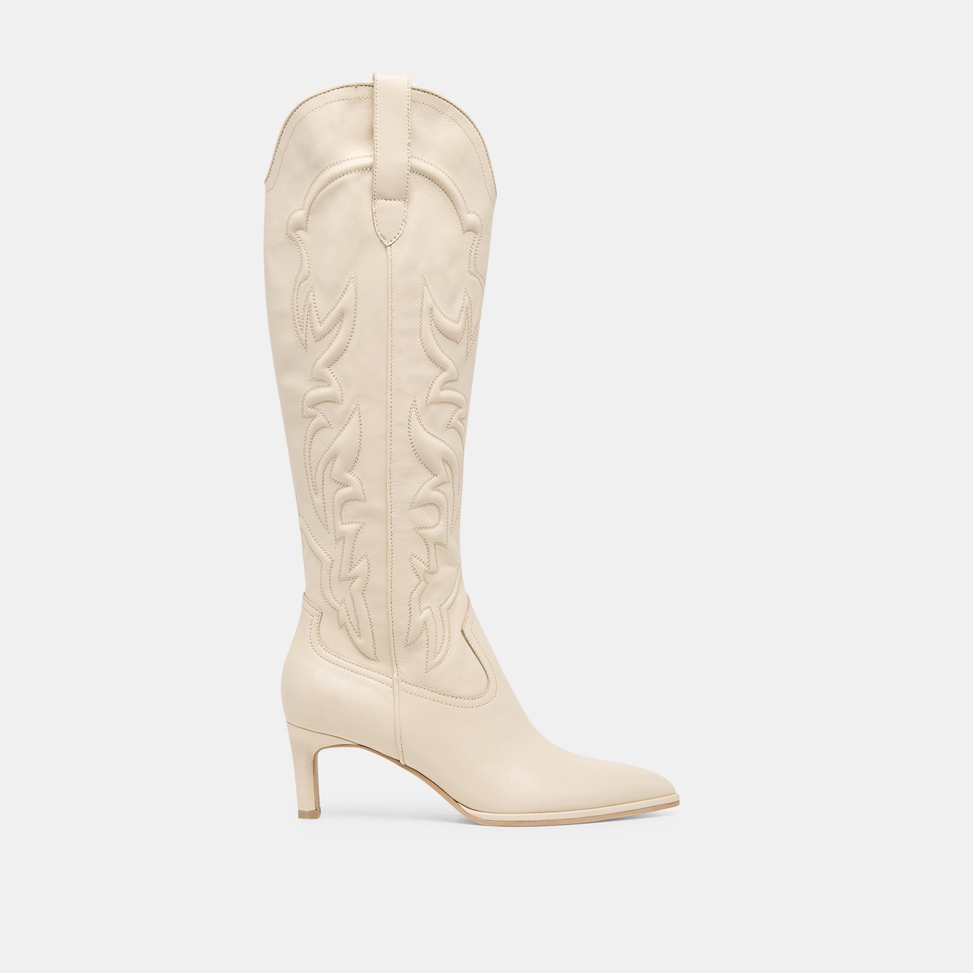 Alisa Creme Leather Boots Dolce Vita us