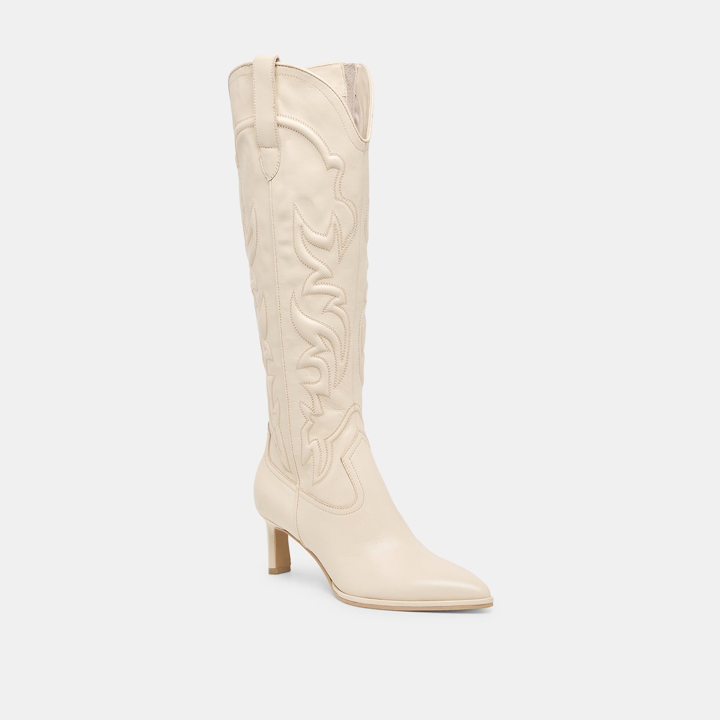 Alisa Creme Leather Boots Dolce Vita us
