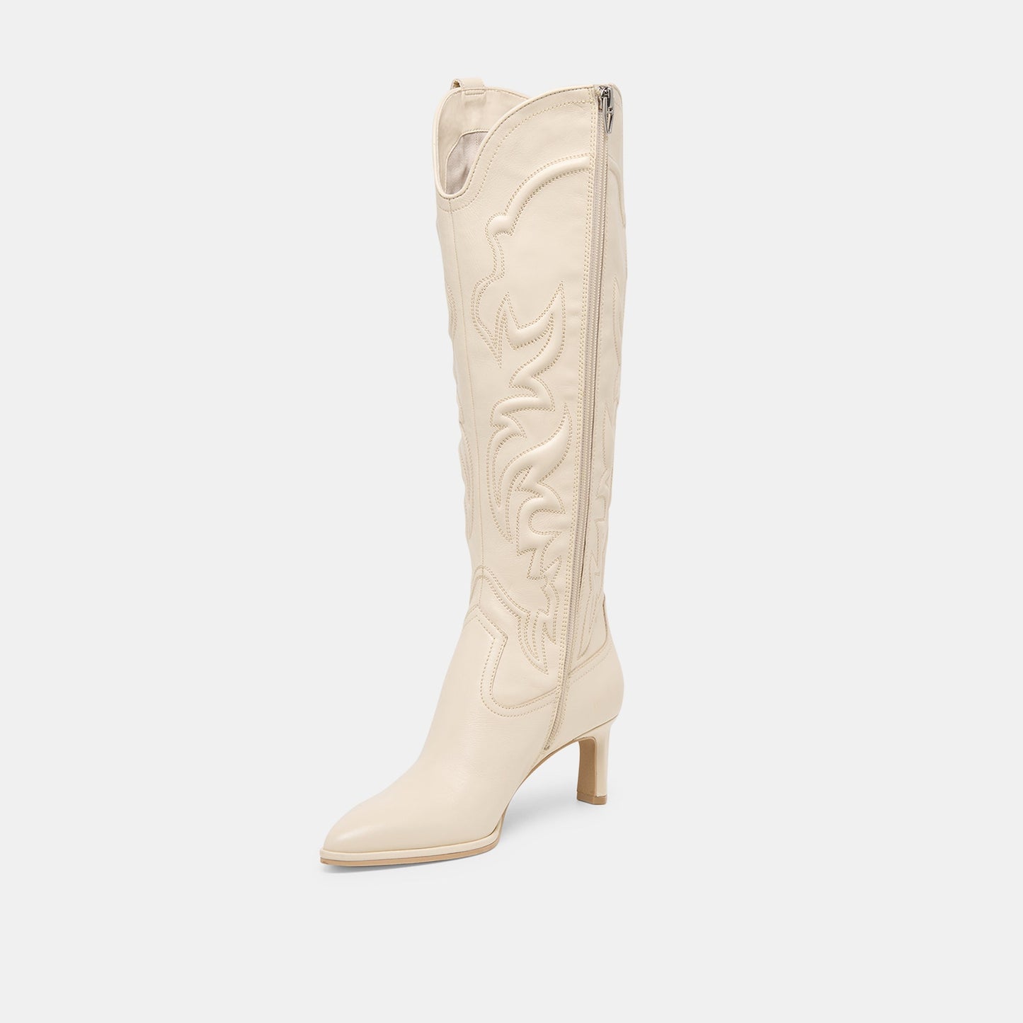 Alisa Creme Leather Boots Dolce Vita us