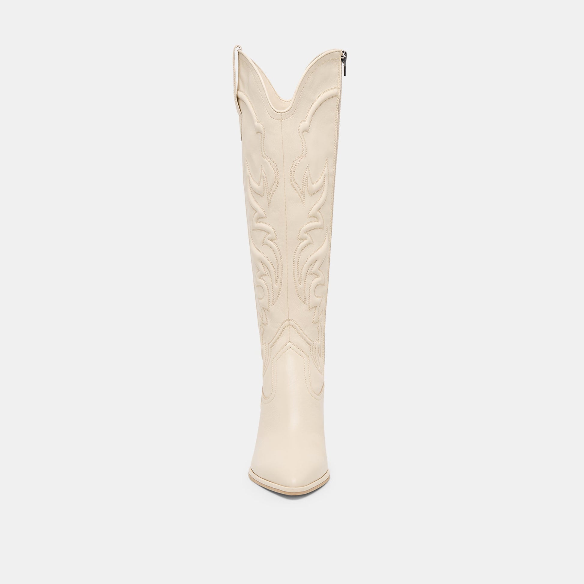 Alisa Creme Leather Boots Dolce Vita us
