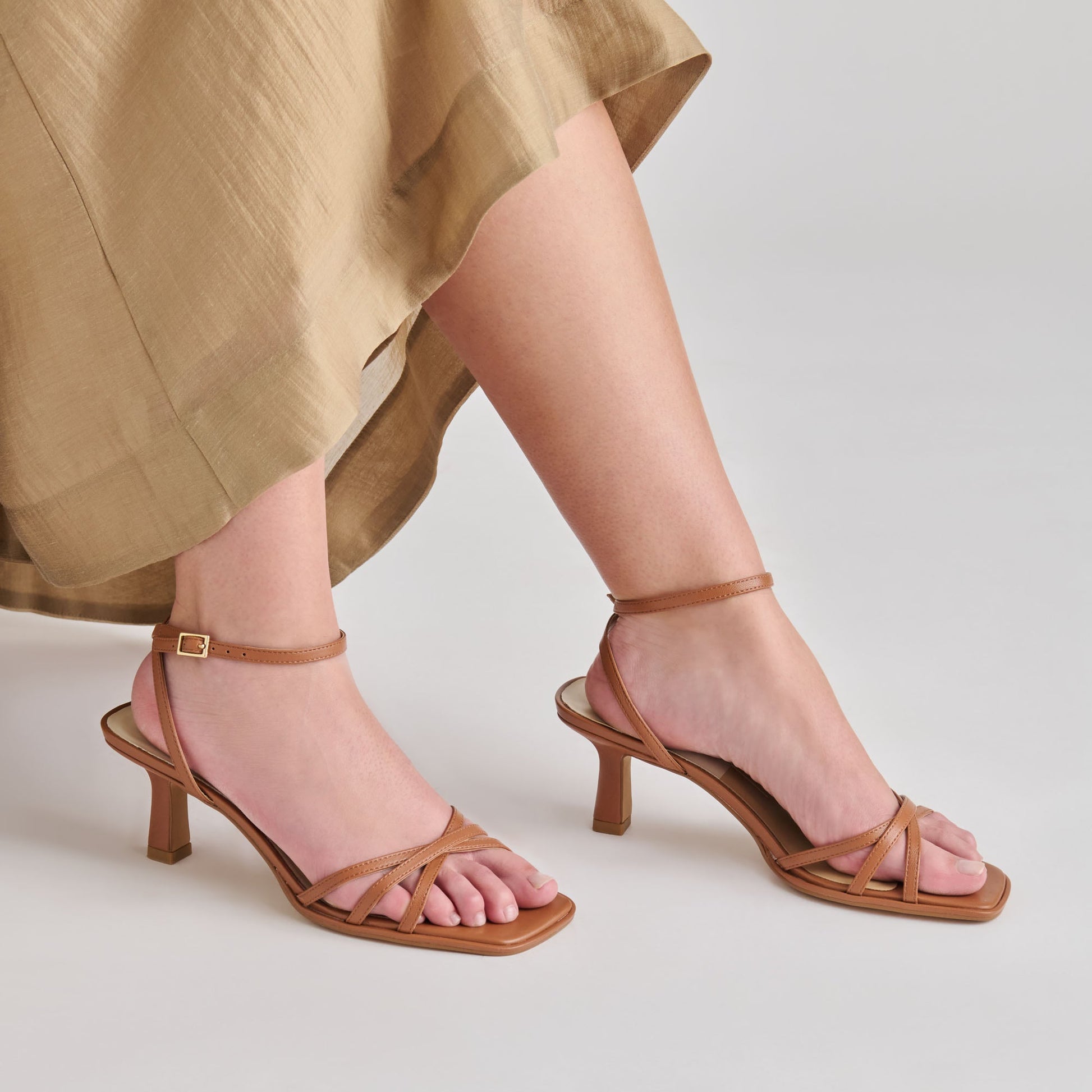 Manji Saddle Leather Heels Dolce Vita New