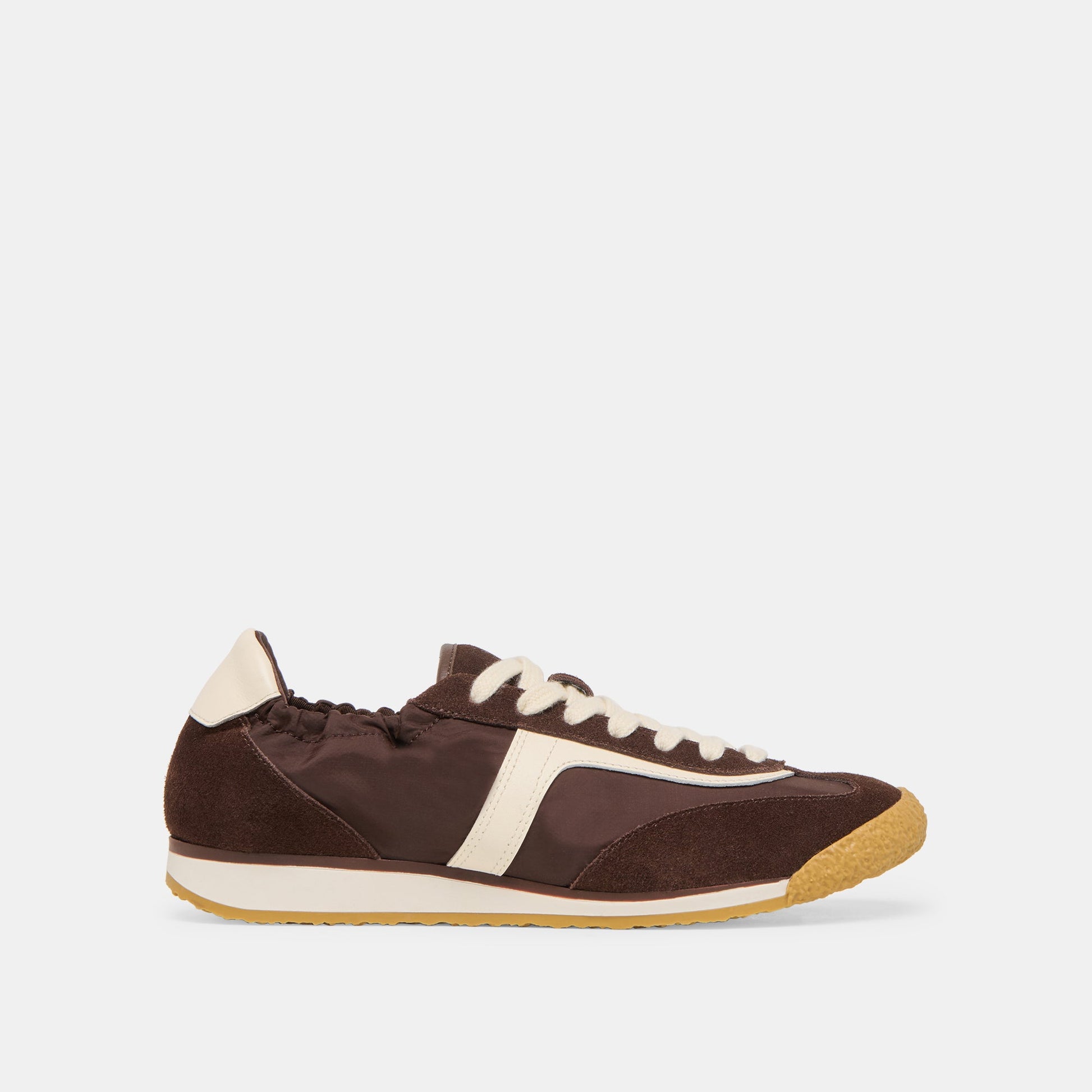 Sariya Dk Brown Nylon Sneakers Dolce Vita On sale