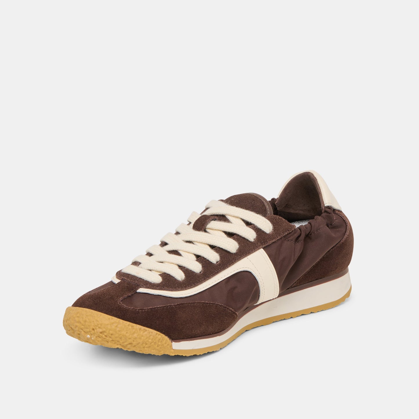 Sariya Dk Brown Nylon Sneakers Dolce Vita On sale