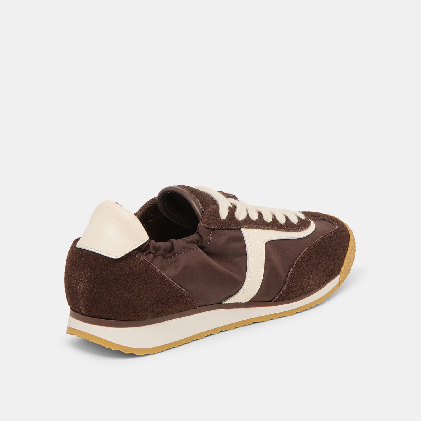 Sariya Dk Brown Nylon Sneakers Dolce Vita On sale