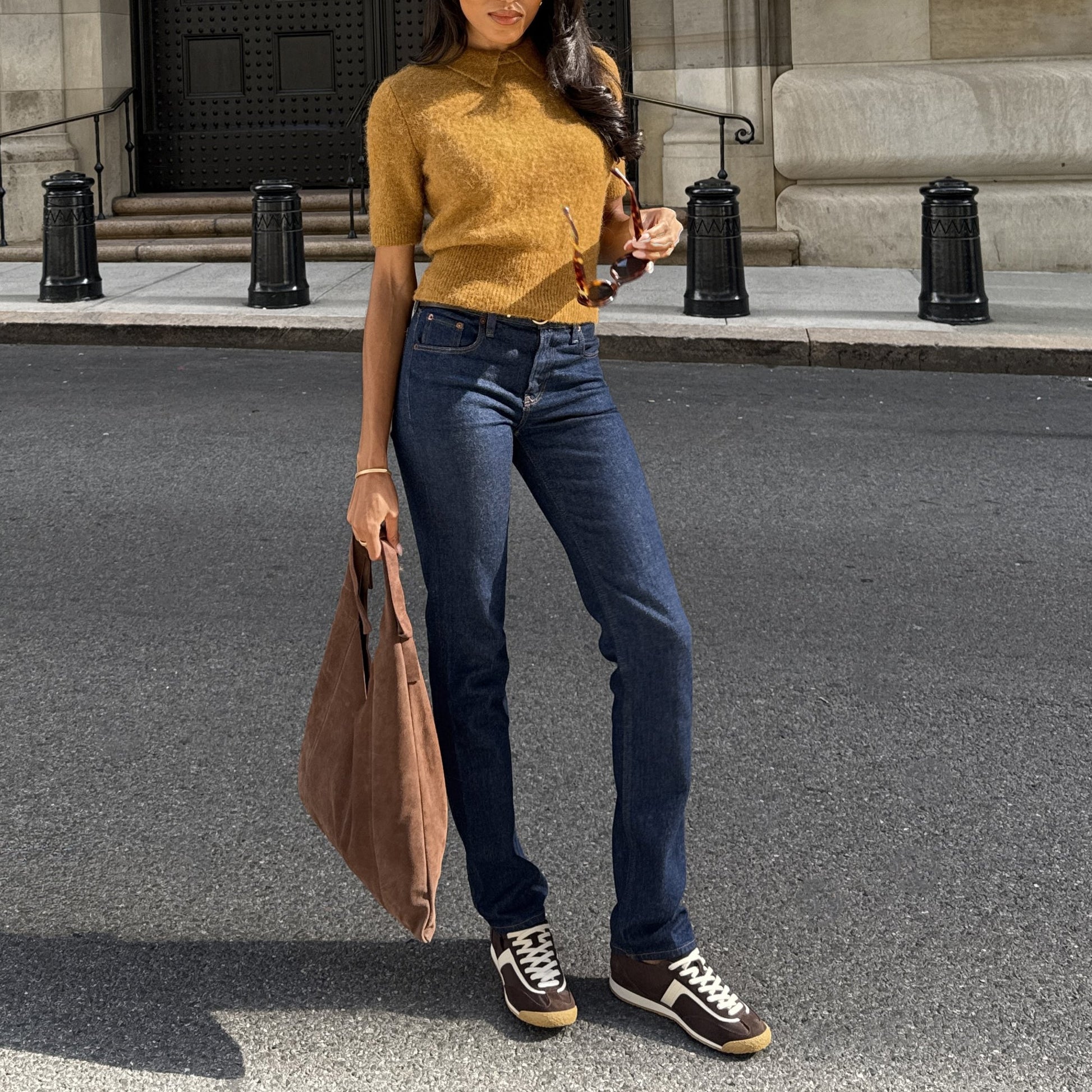 Sariya Dk Brown Nylon Sneakers Dolce Vita On sale