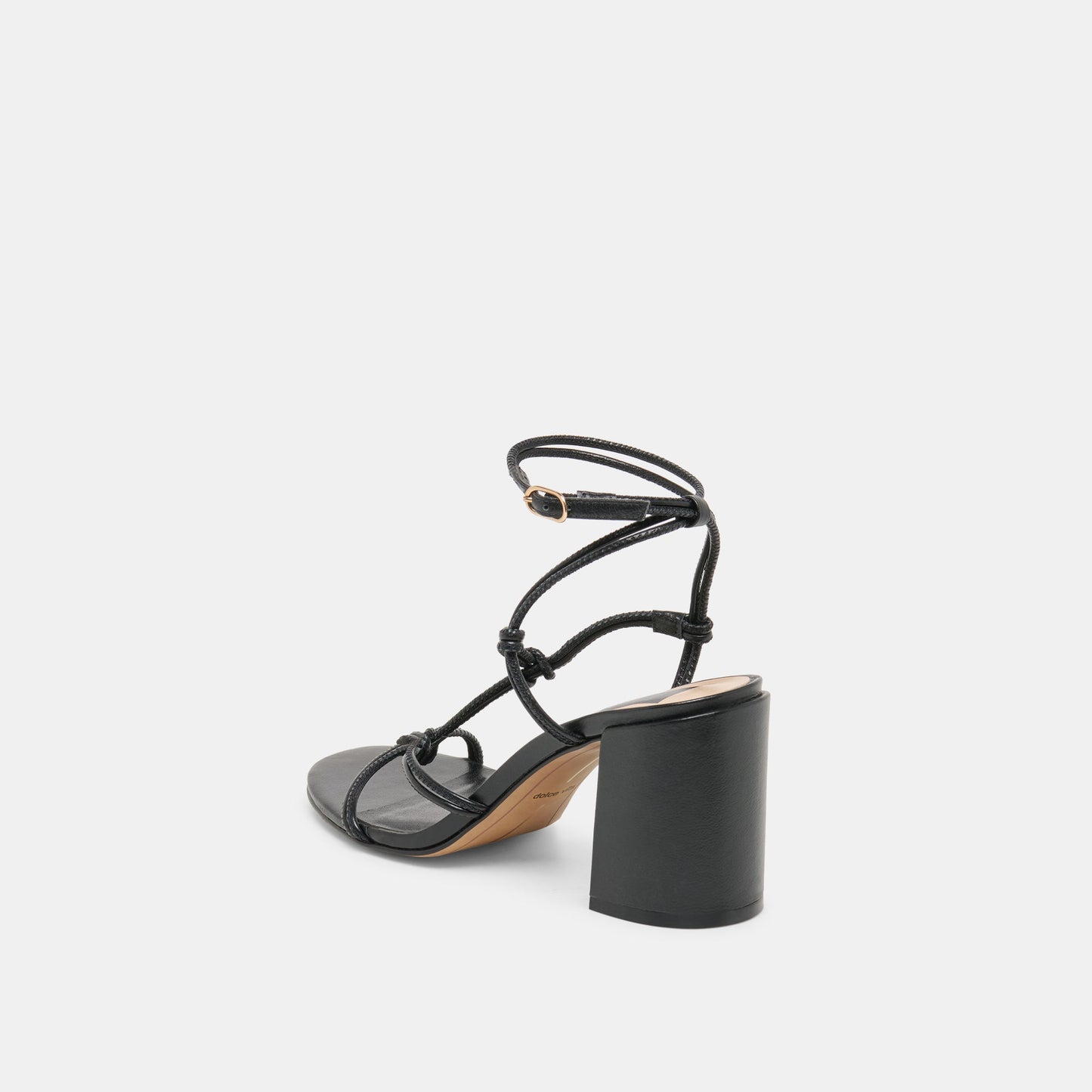 Fizzy Black Leather Heels Dolce Vita New